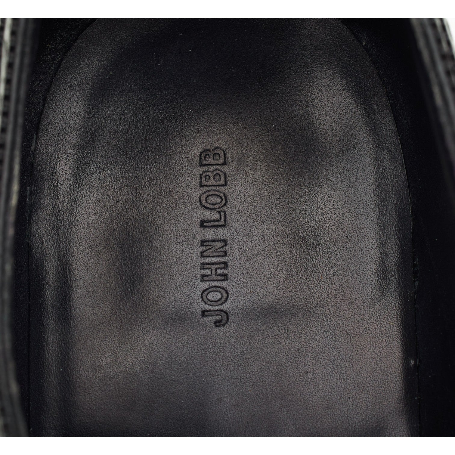 John Lobb Stowey oxford cuir noir 11.5 brogue