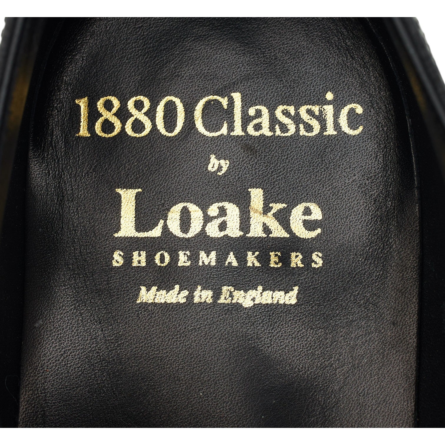 Loake 1880 Buckingham richelieu cuir noir pointure UK 8.5