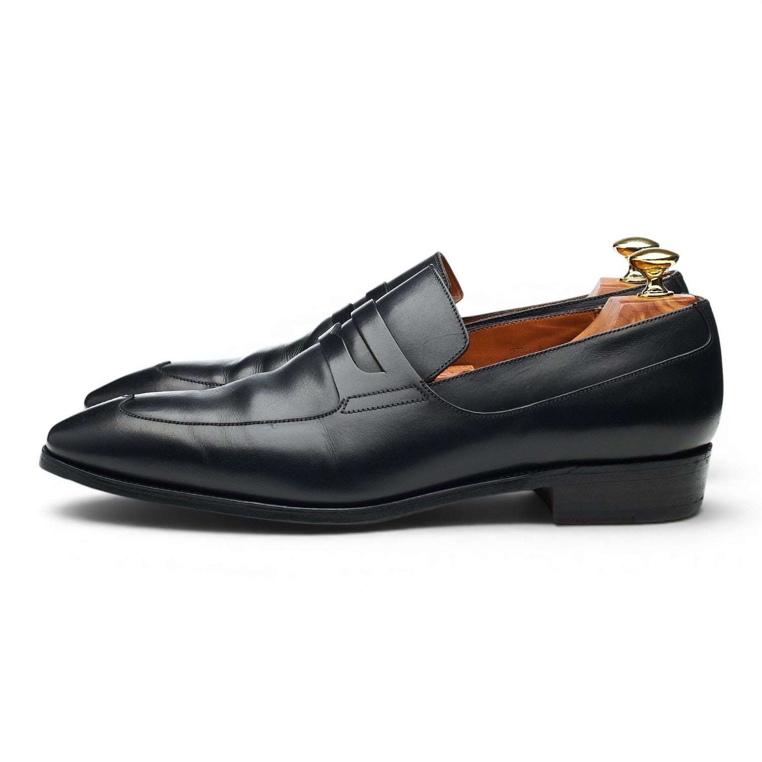 J.M. Weston 436 mocassins cuir noir pointure UK 9