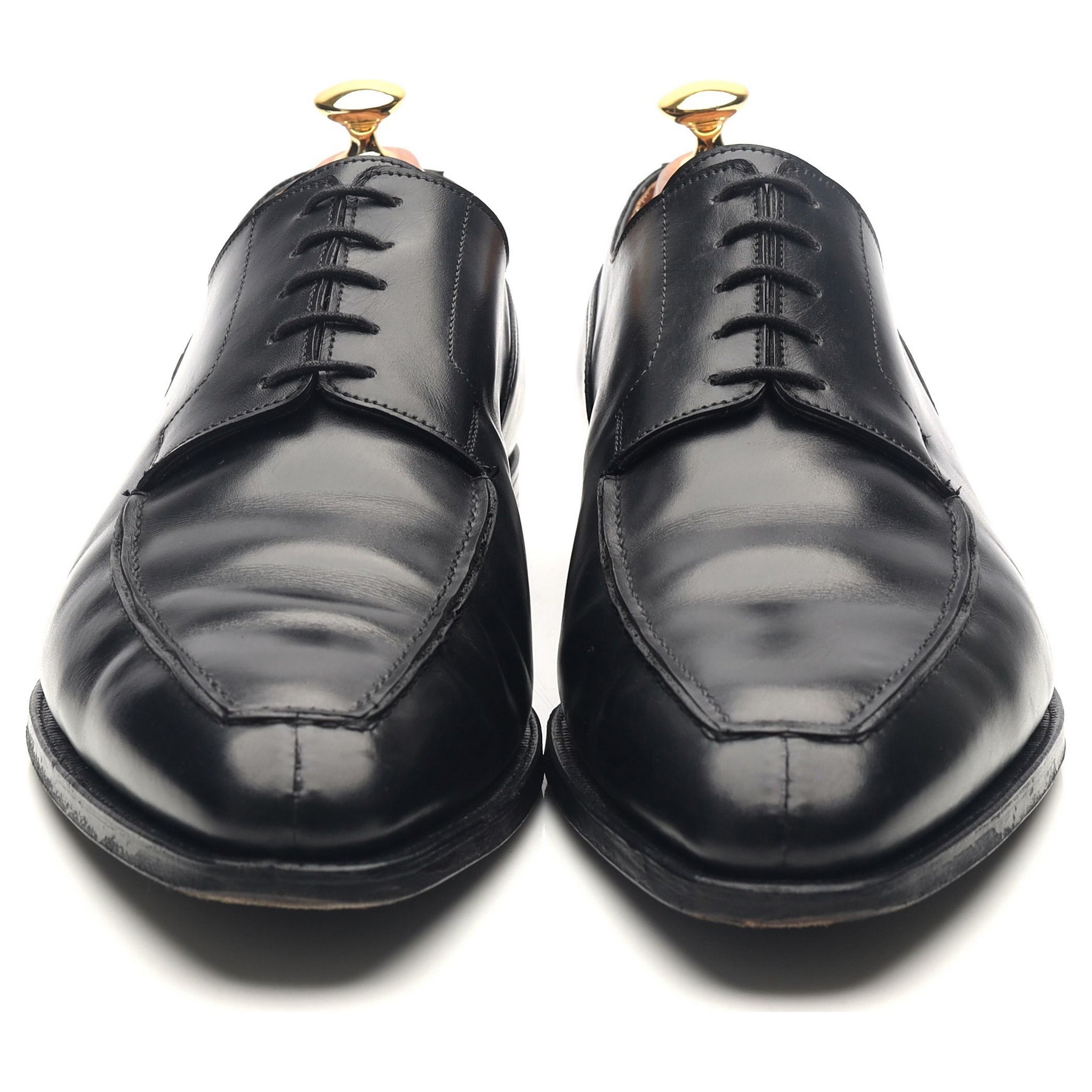 George Cleverley Oliver Derby Cuir Noir UK 10,5