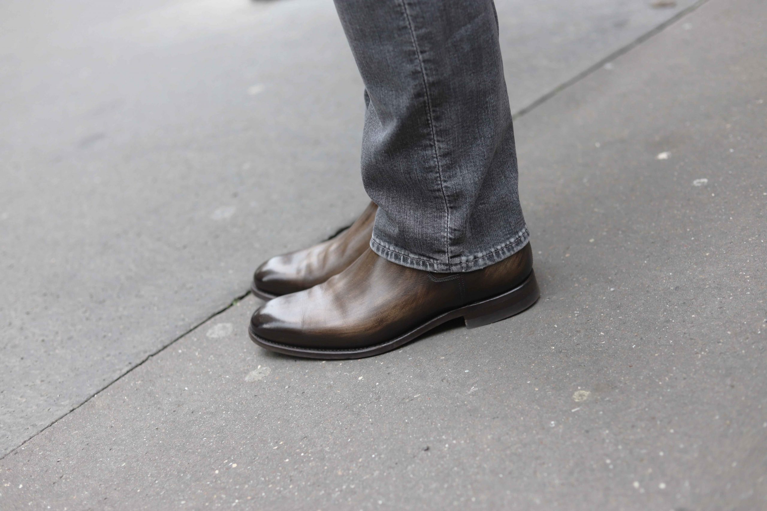 Malfroid Berrière boots chelsea cuir patiné