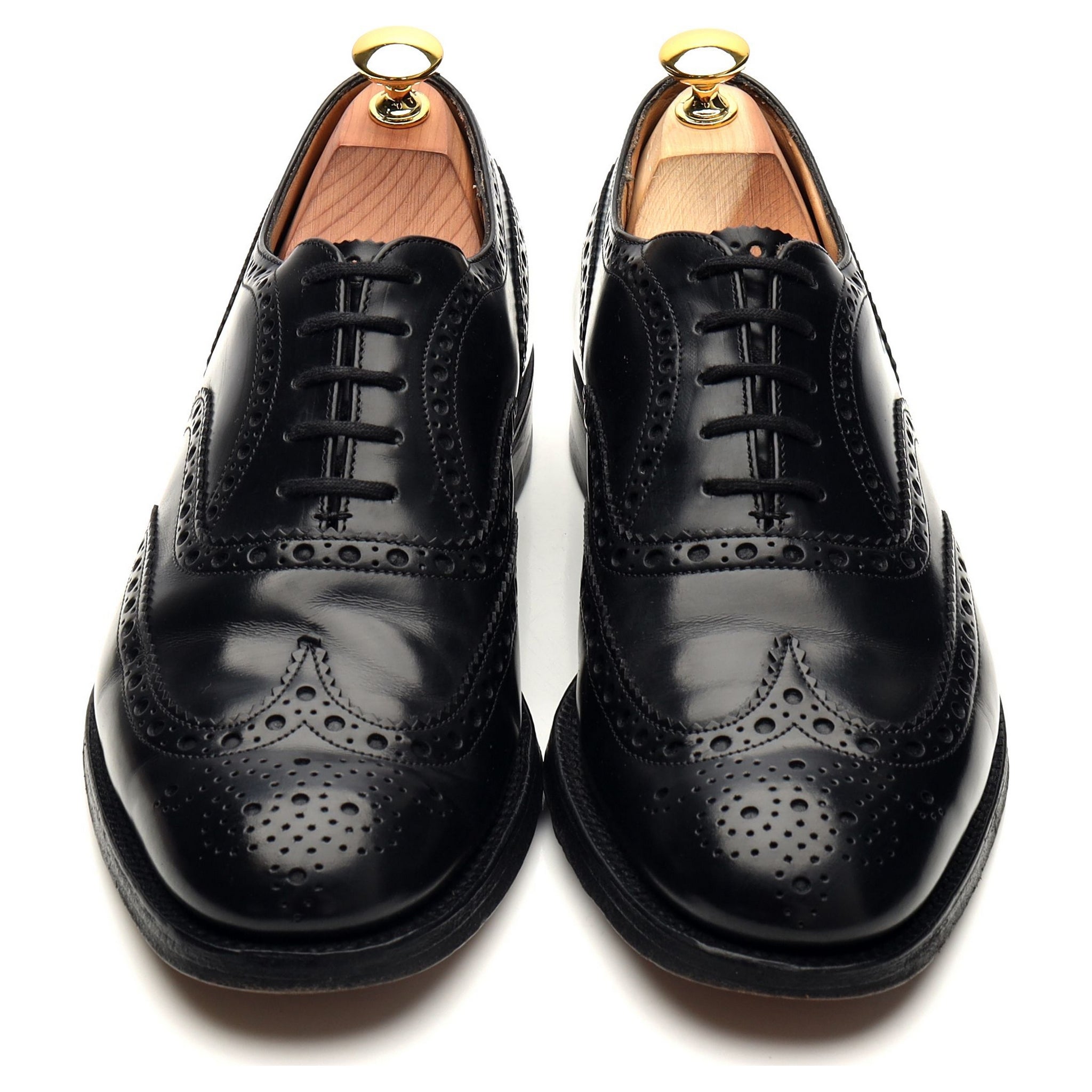Church Burwood derbies brogues cuir noir UK 7