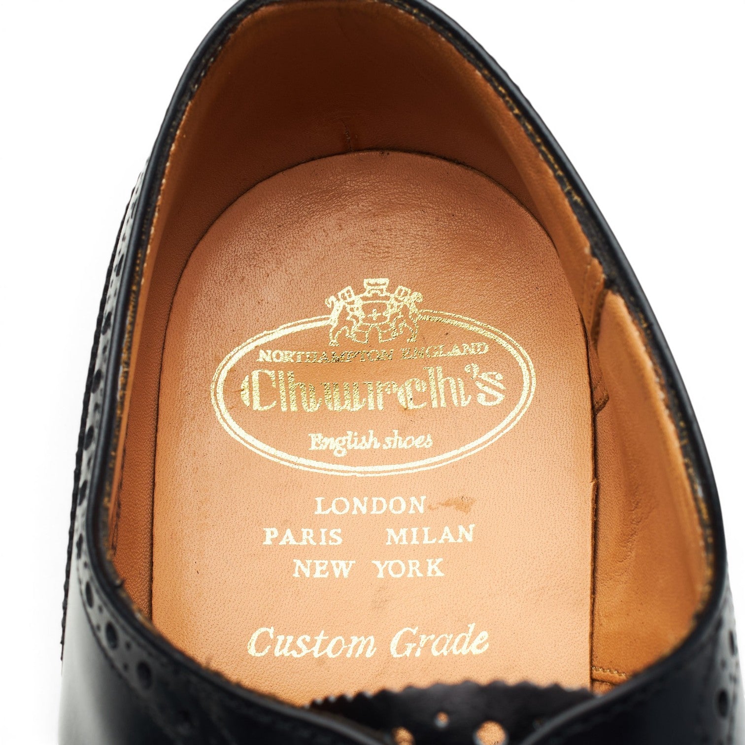 Church's Diplomat richelieu cuir noir pointure UK 7.5
