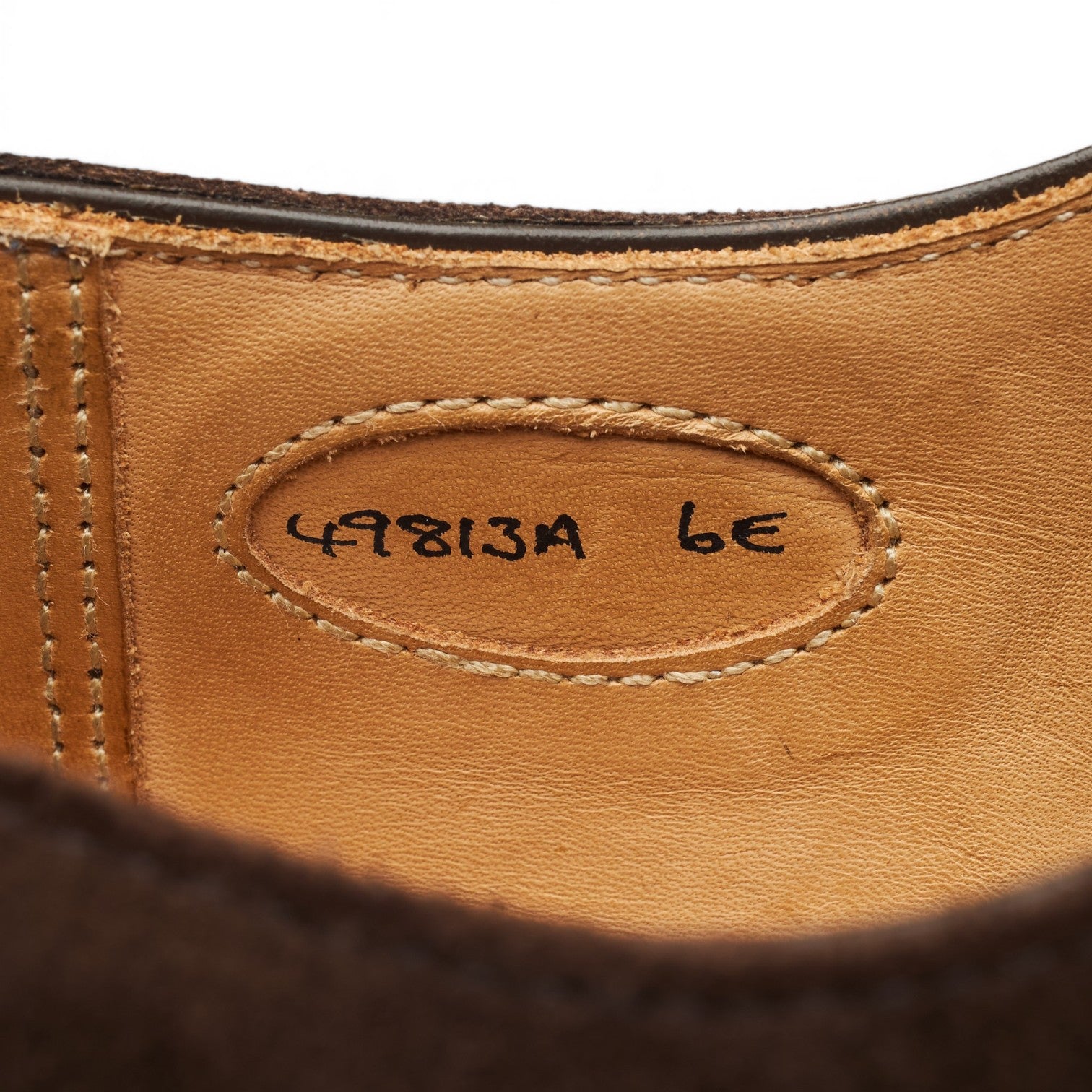 George Cleverley Adam oxford brogues daim marron UK 6