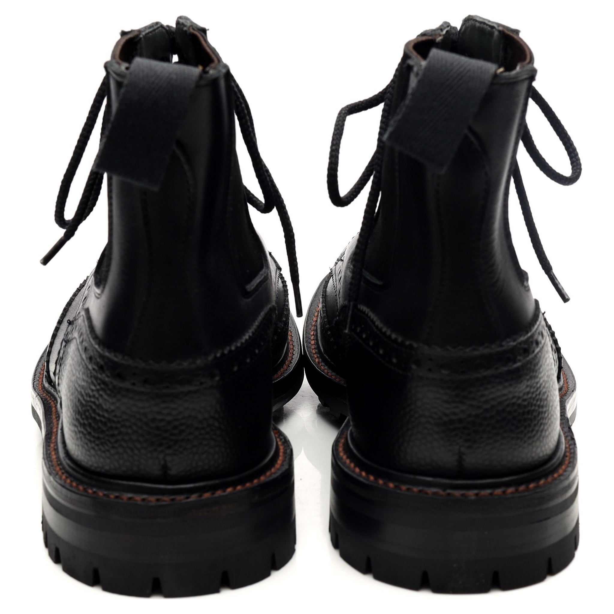 Tricker's Ellis boots cuir noir grainé UK 9
