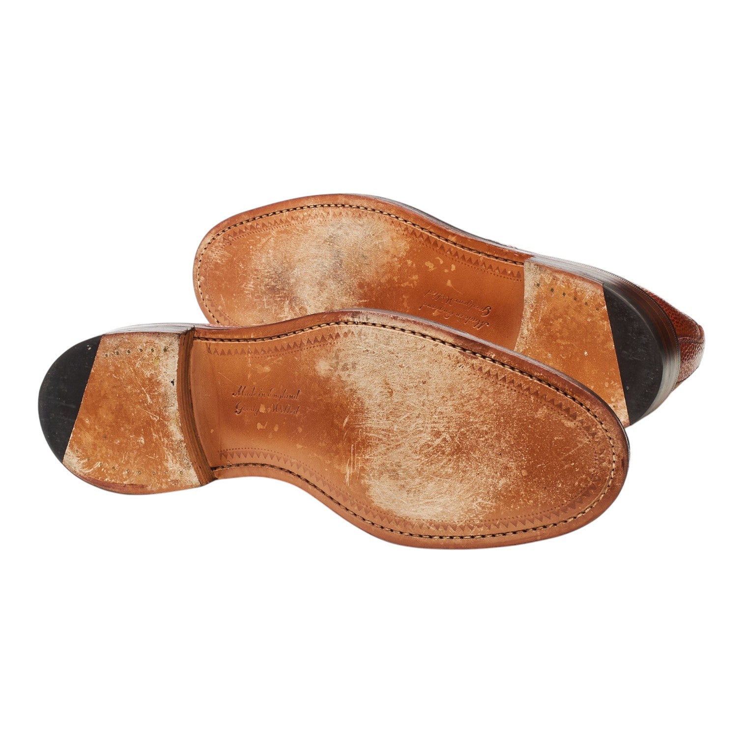 Drake's Newton derby marron grainé cuir pointure UK 7,5