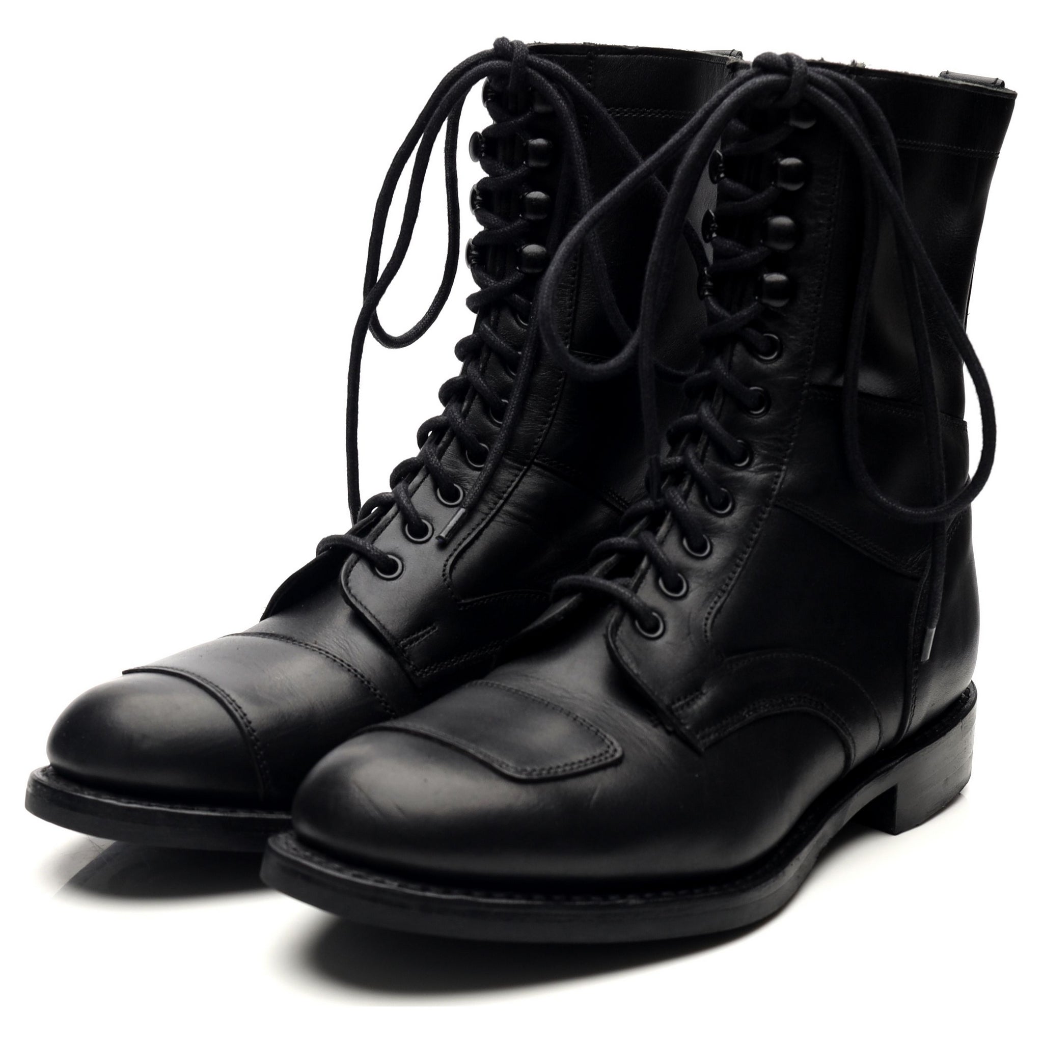Matchless G3 bottines motardes cuir noir 6