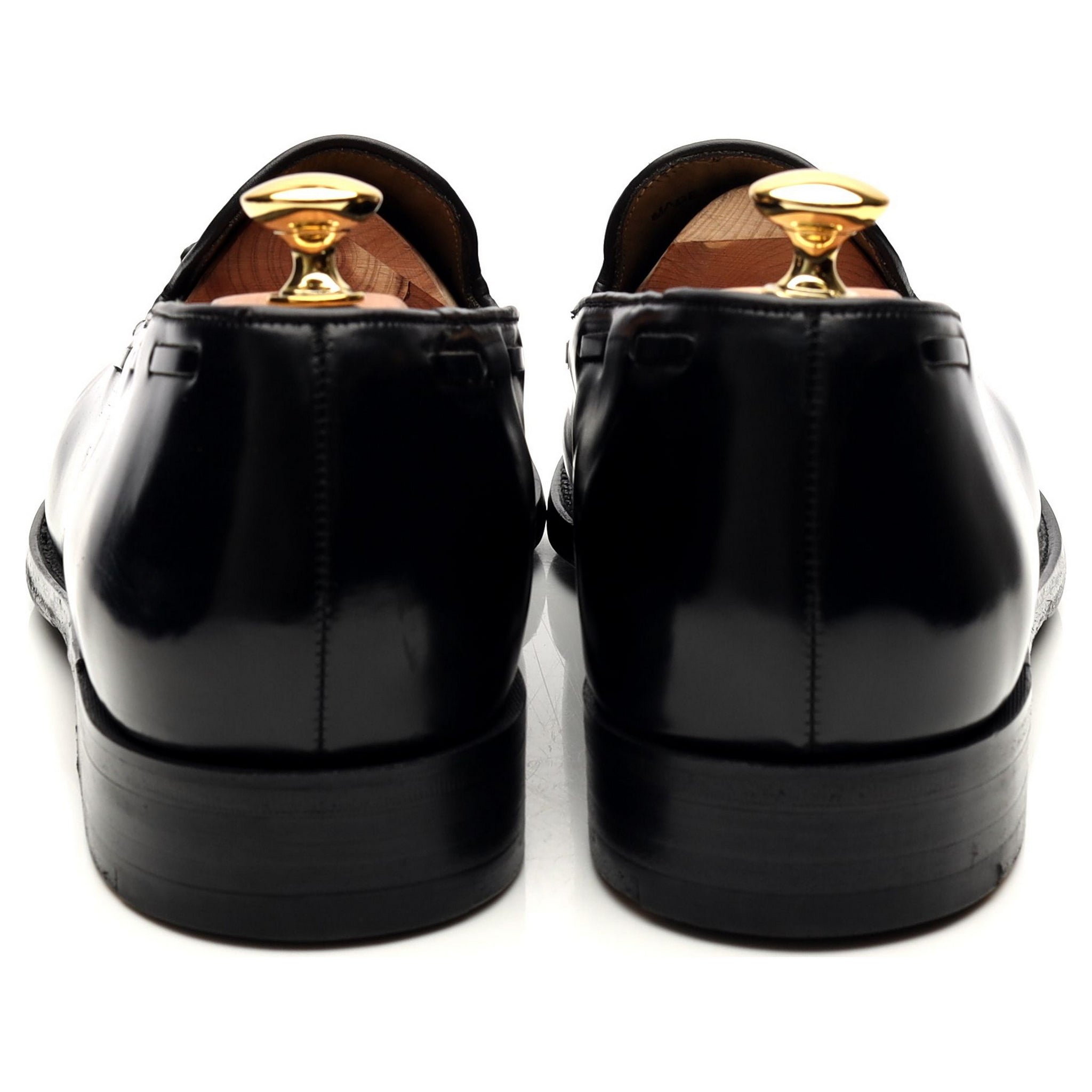 Foster & Son mocassin cuir noir UK 11.5