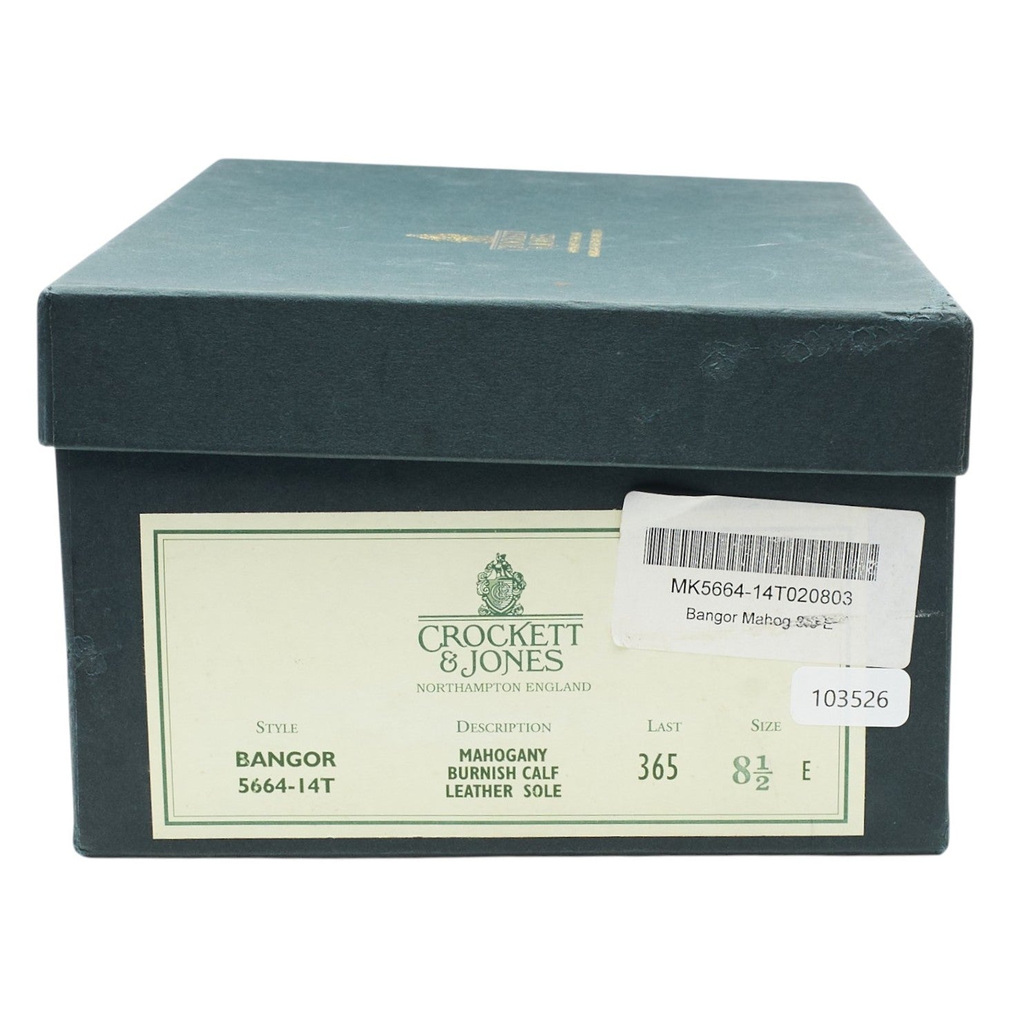 Crockett & Jones Bangor derbys homme cuir marron UK 8.5