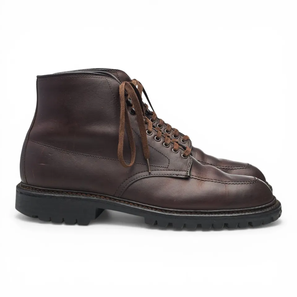 Alden 404 bottes cuir marron foncé UK 7 semelle crantée