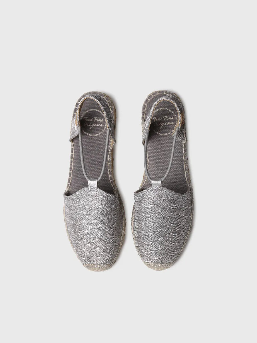 Toni Pons Nerea-CG espadrille plate brillante élastique