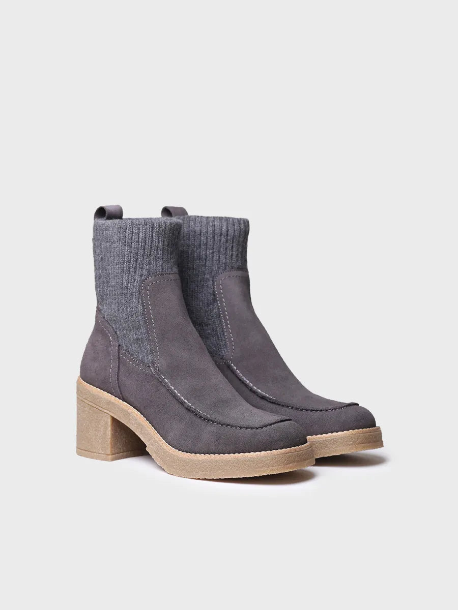 Toni Pons Praga-SY bottine femme talon large gris