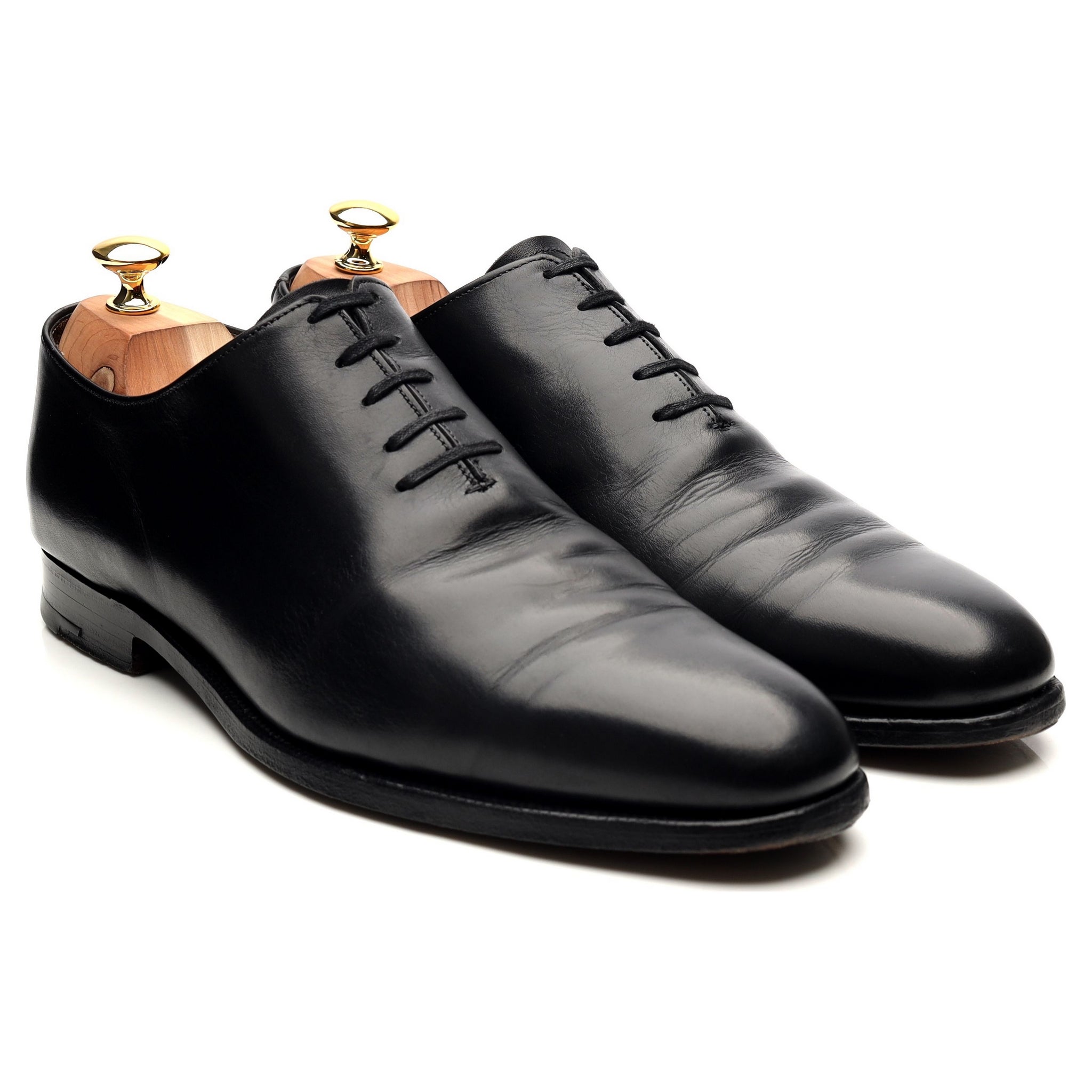 Bowen richelieu wholecut cuir noir pointure 10.5 UK
