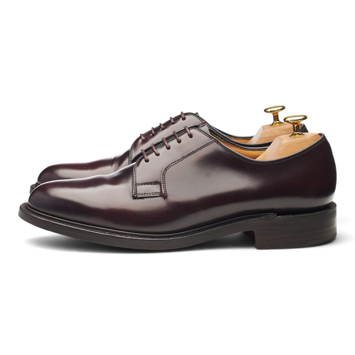 Loake 771 derby cuir bordeaux UK 8.5