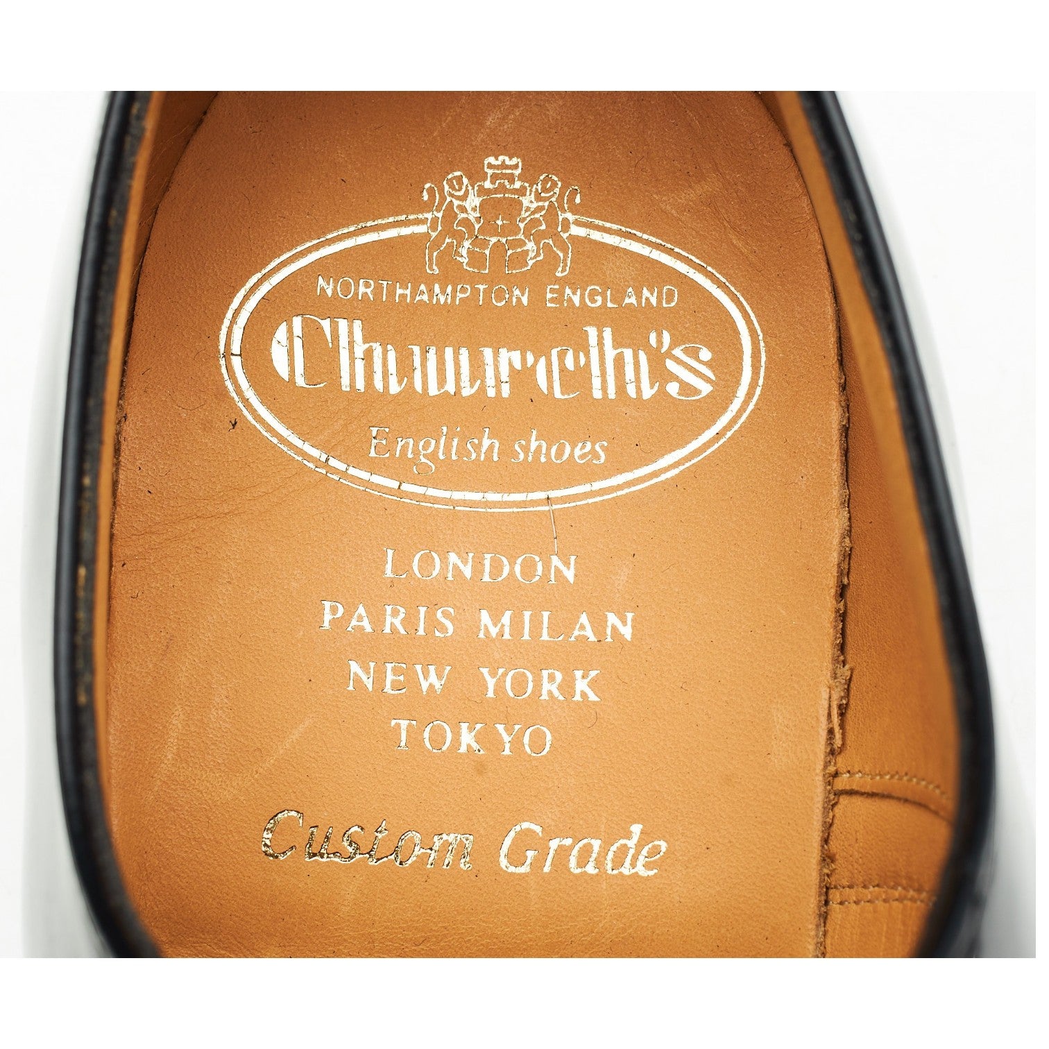 Church's Dubai richelieu cuir noir UK 5 bout droit