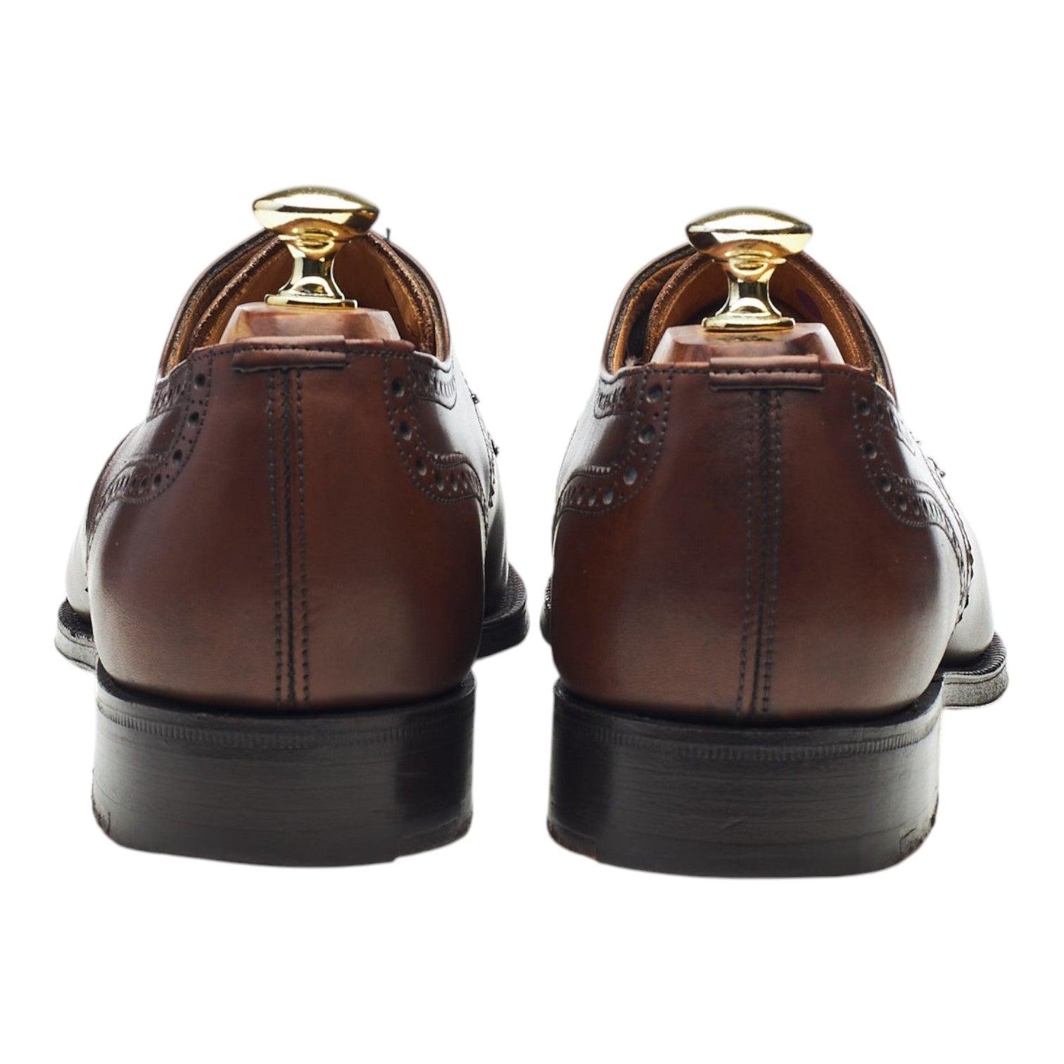 Church's Cambridge derby brogues marron foncé UK 7 cuir