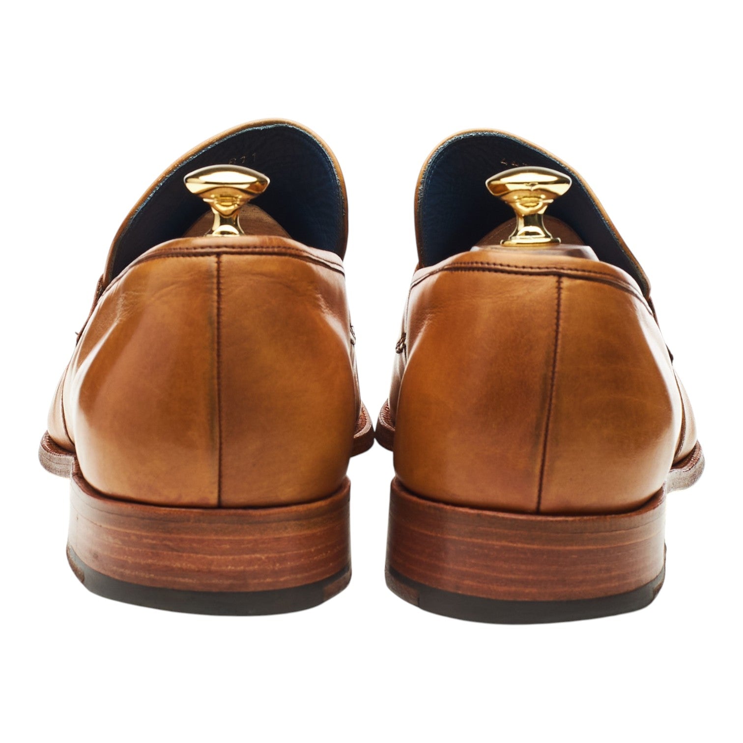Barker Leonardo mocassins cuir marron clair 11