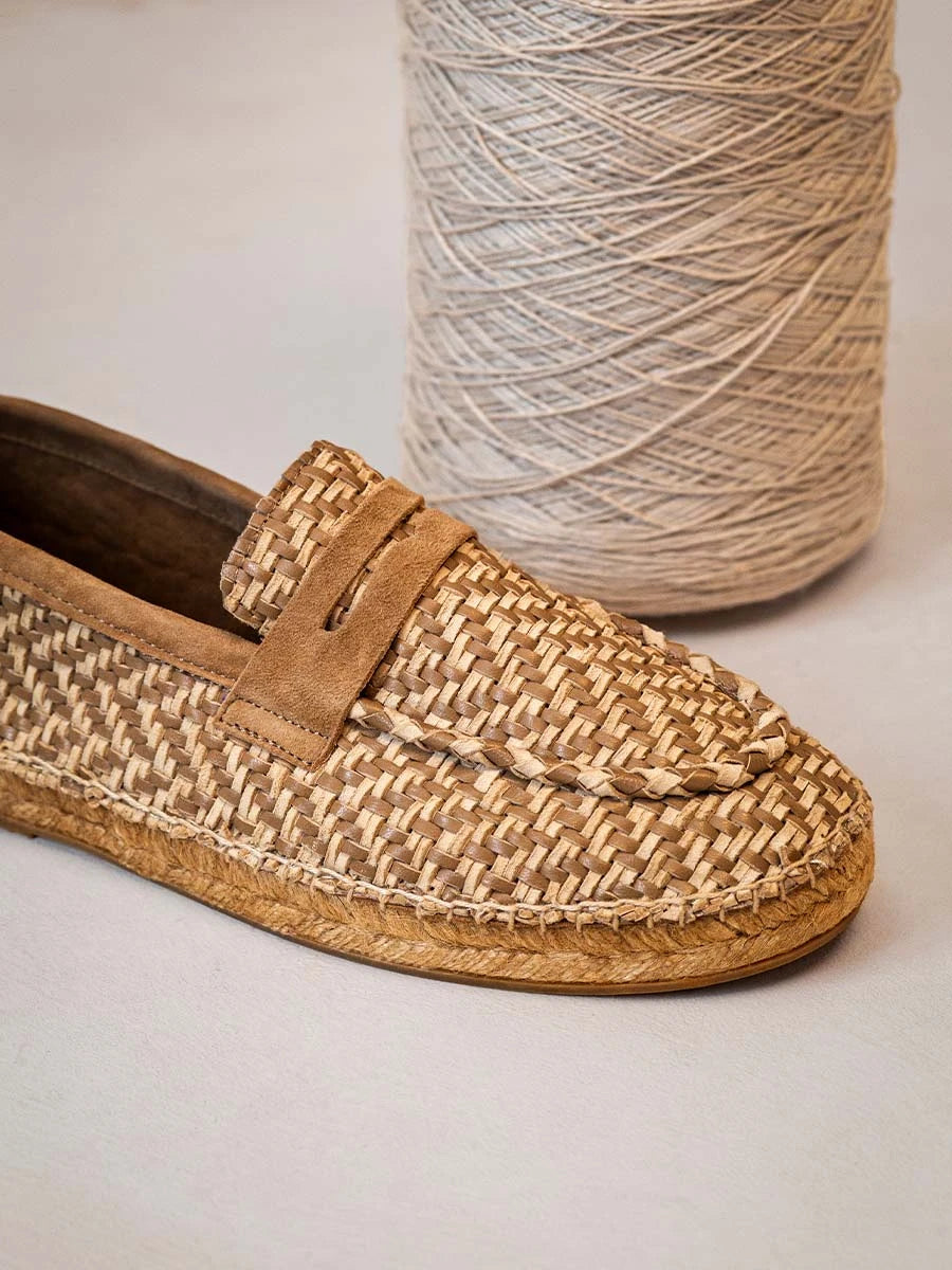 Toni Pons OSOR80 espadrilles homme cuir tressé