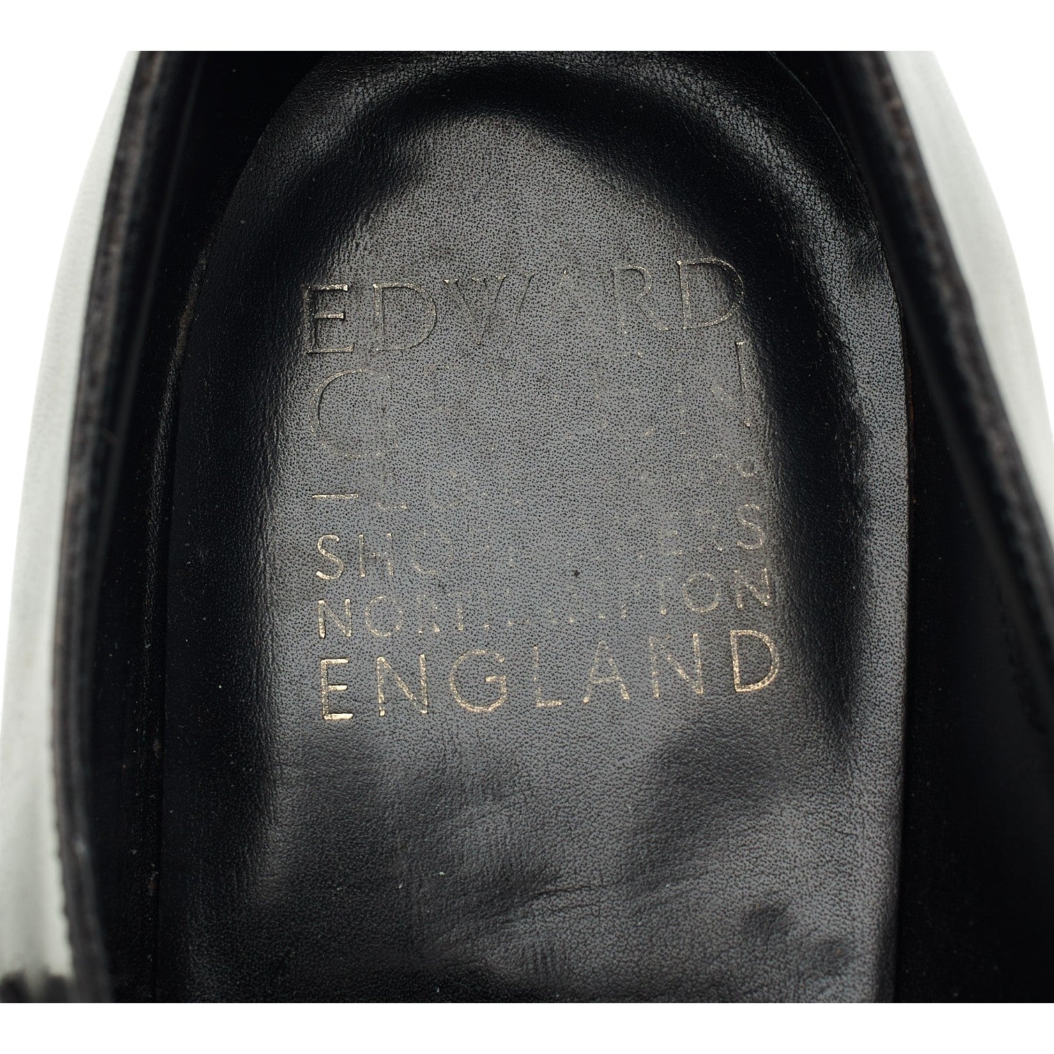 Edward Green Westminster double boucle cuir noir UK 7,5