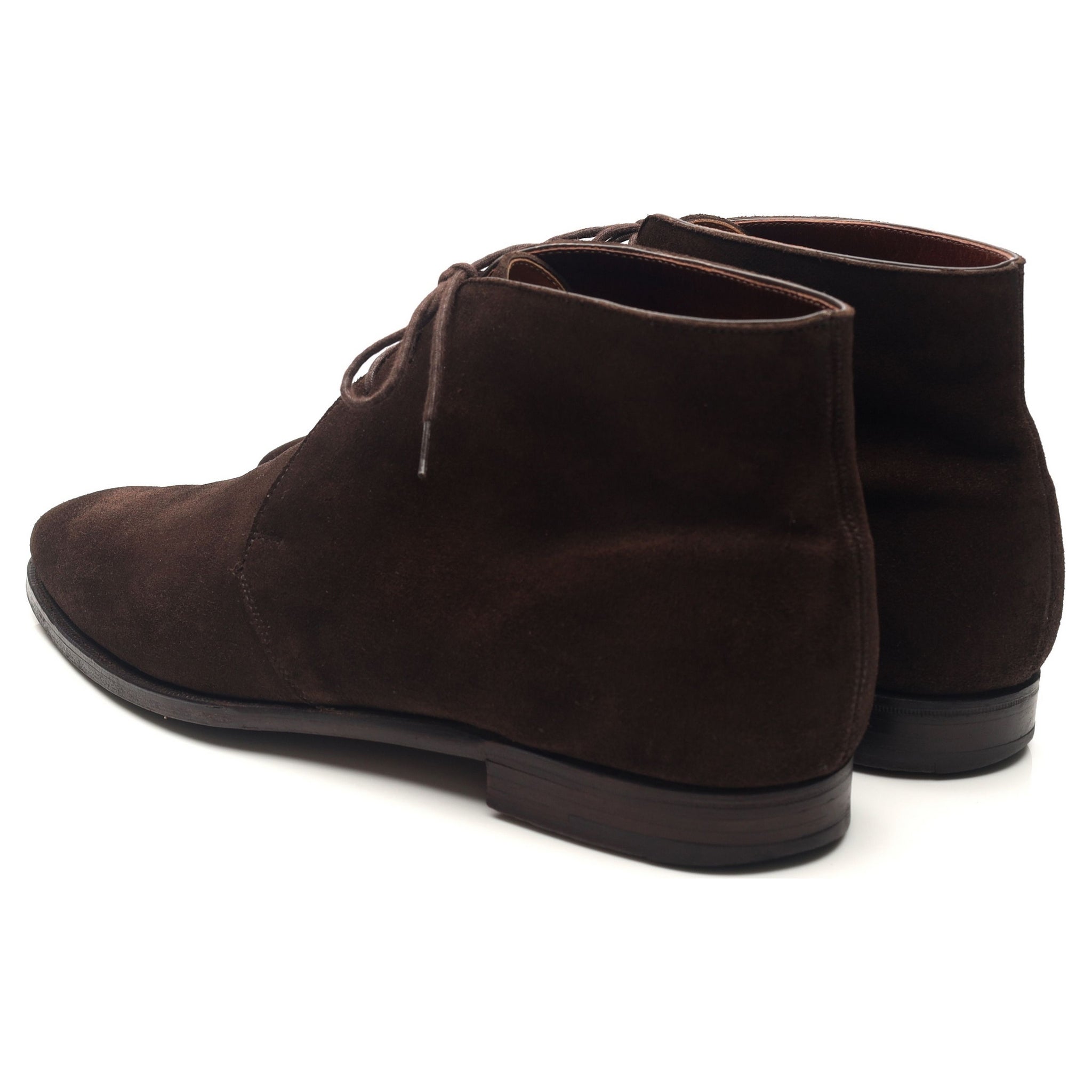 George Cleverley Nathan boots chukka daim marron UK 9