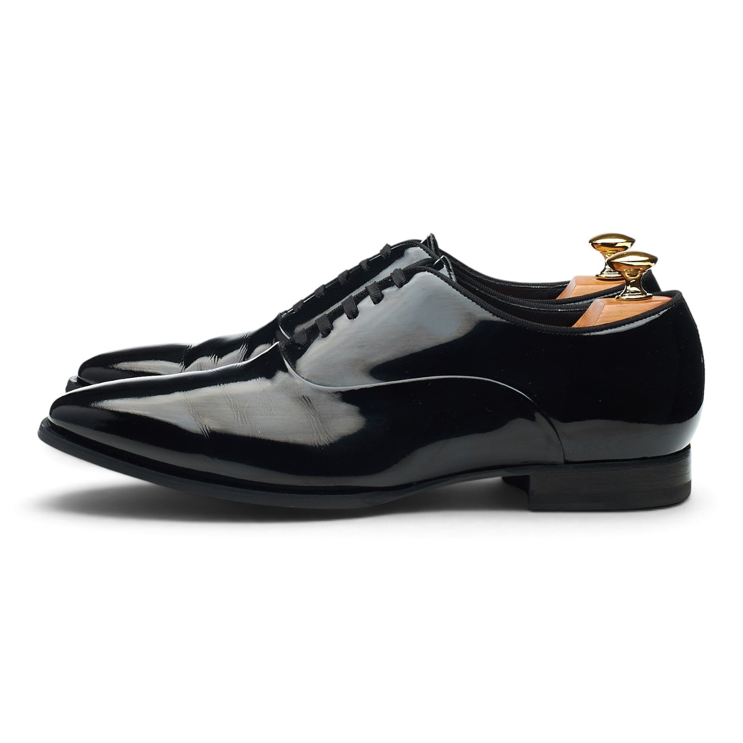 Suitsupply oxford cuir verni noir UK 7 cérémonie