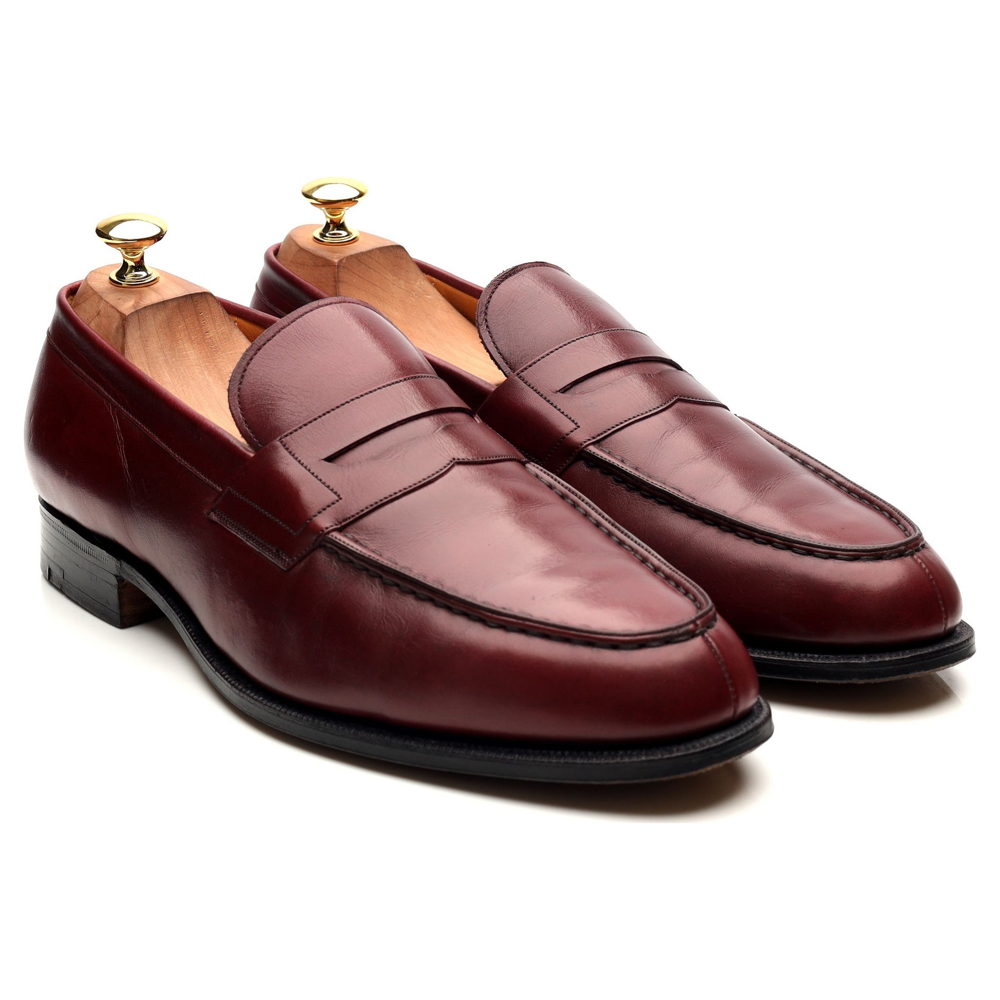 Church's Hilton mocassins cuir bordeaux UK 10,5
