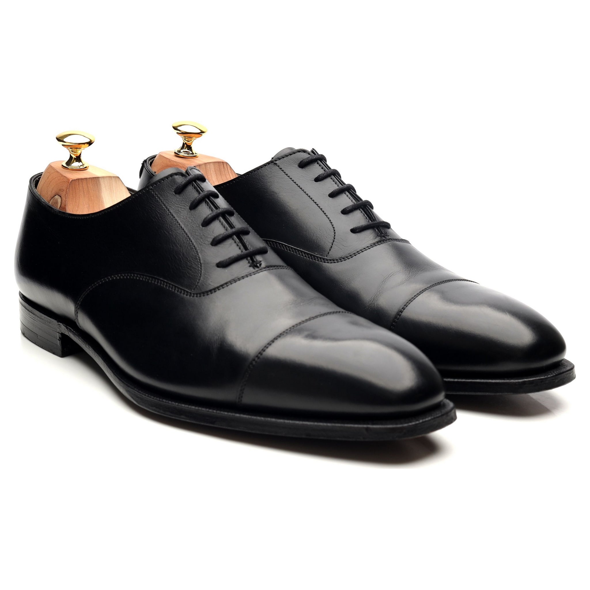 Crockett & Jones Audley richelieu cuir noir pointure 11