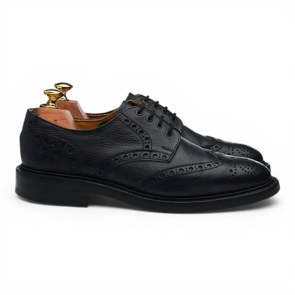 NPS Wilson derbys noir UK 7 cuir grainé