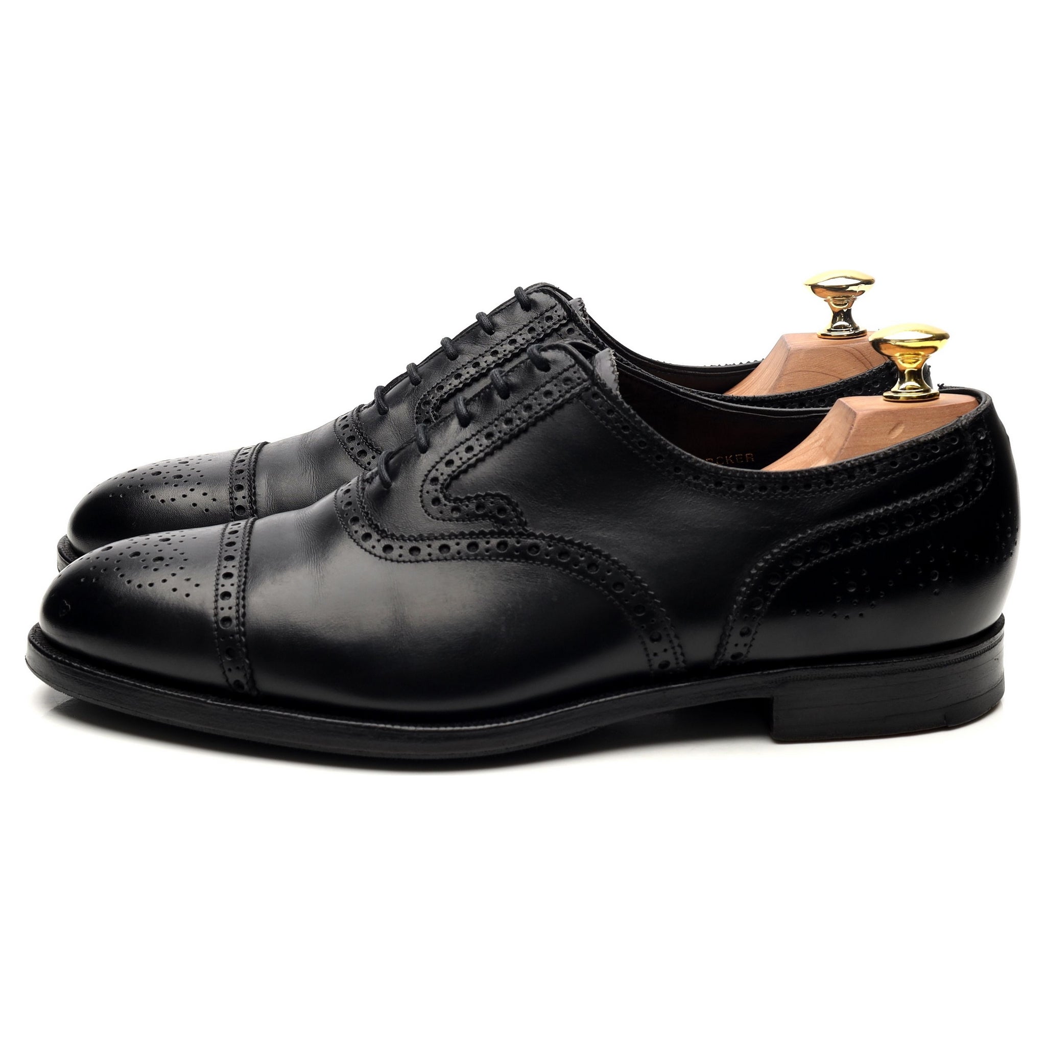 Gordon Scott oxford brogues cuir noir UK 8