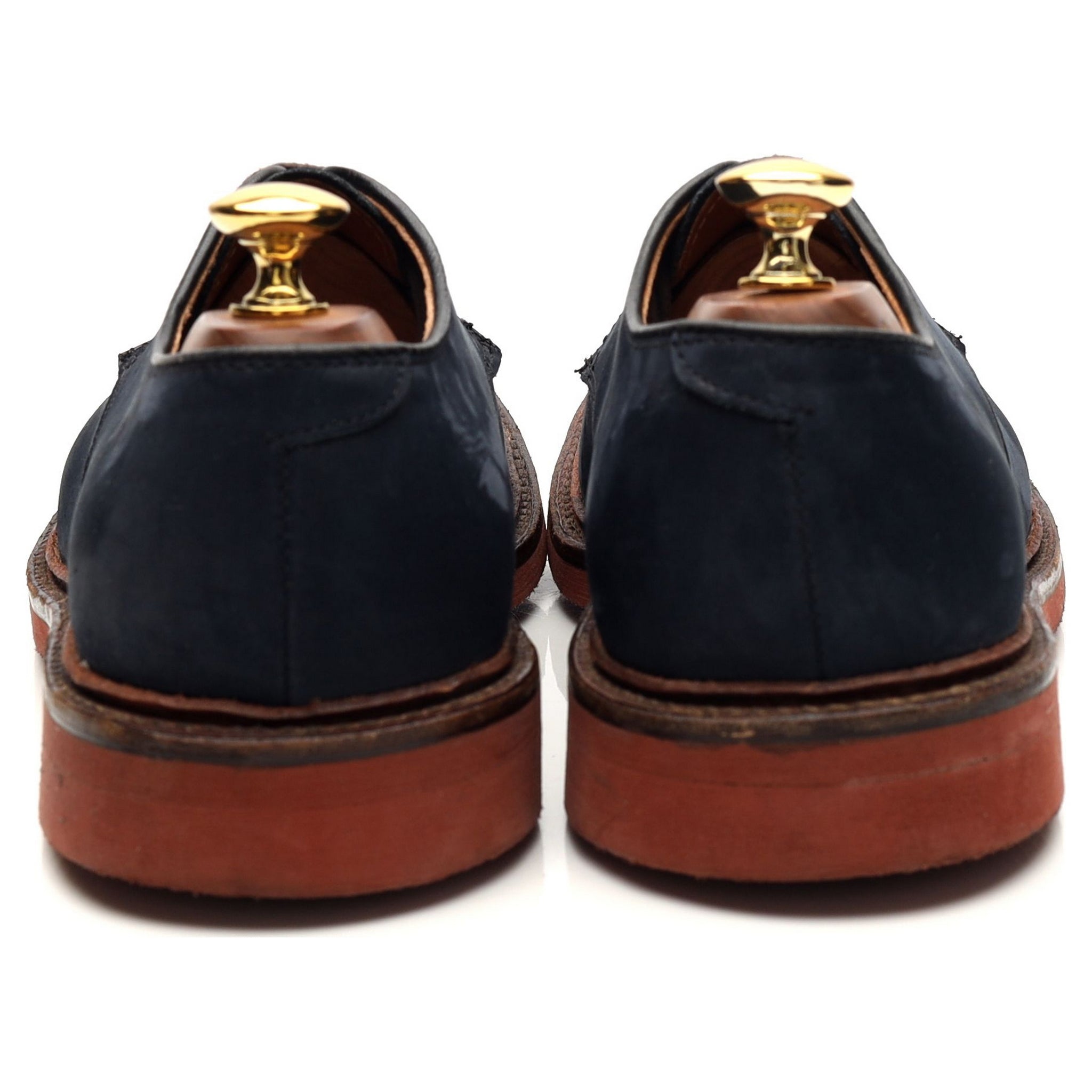Alden D1413 derby nubuck bleu UK 6.5
