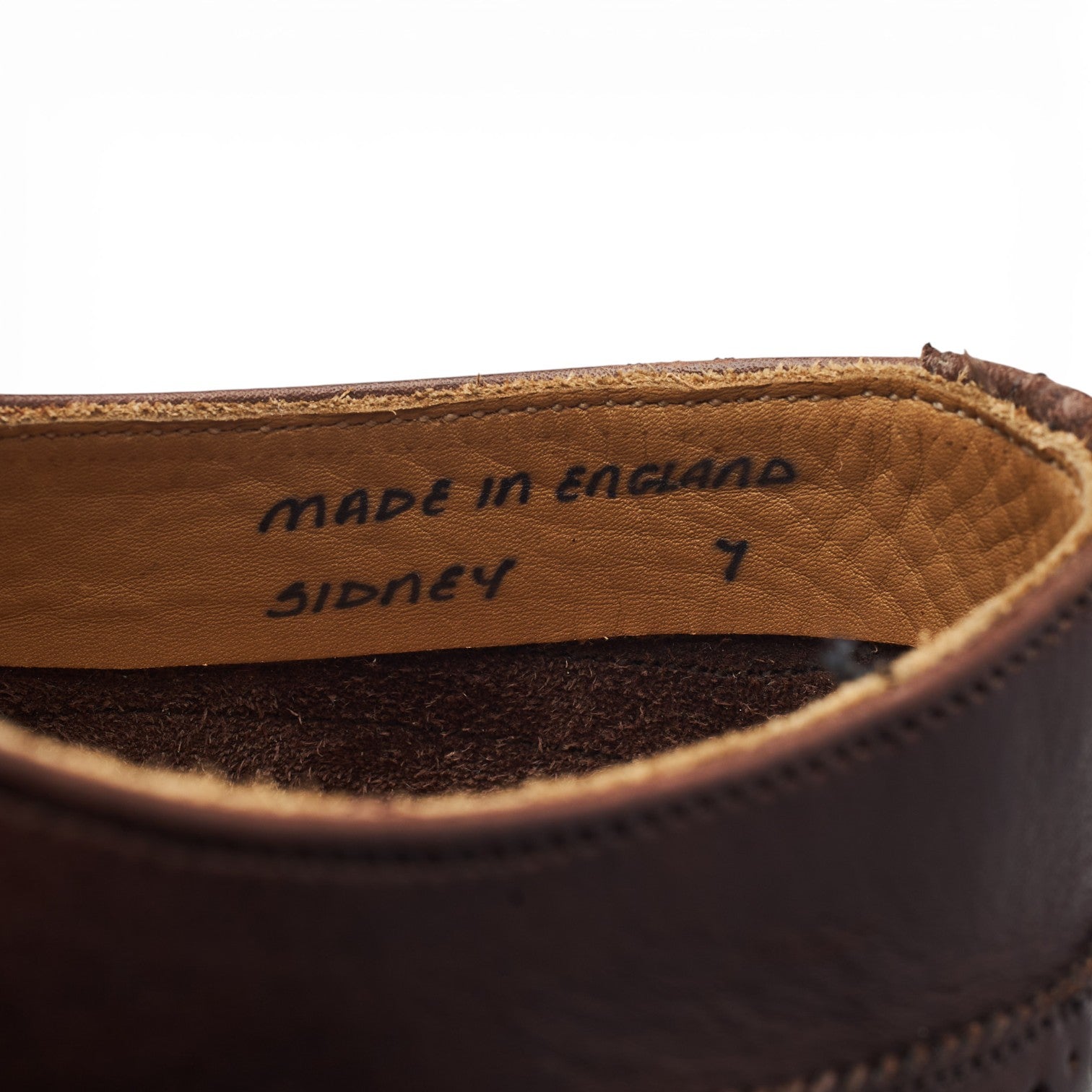Cheaney Sidney richelieu cuir marron pointure UK 7 large