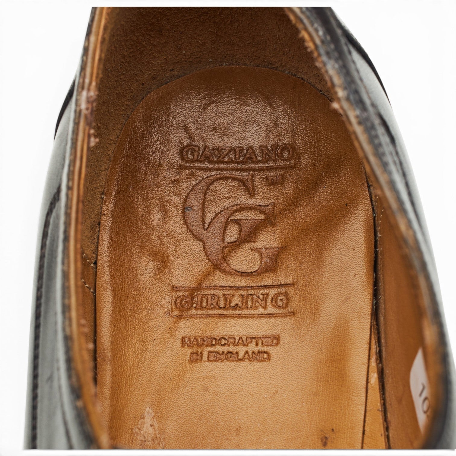Gaziano & Girling Bespoke derby cuir marron UK 6.5