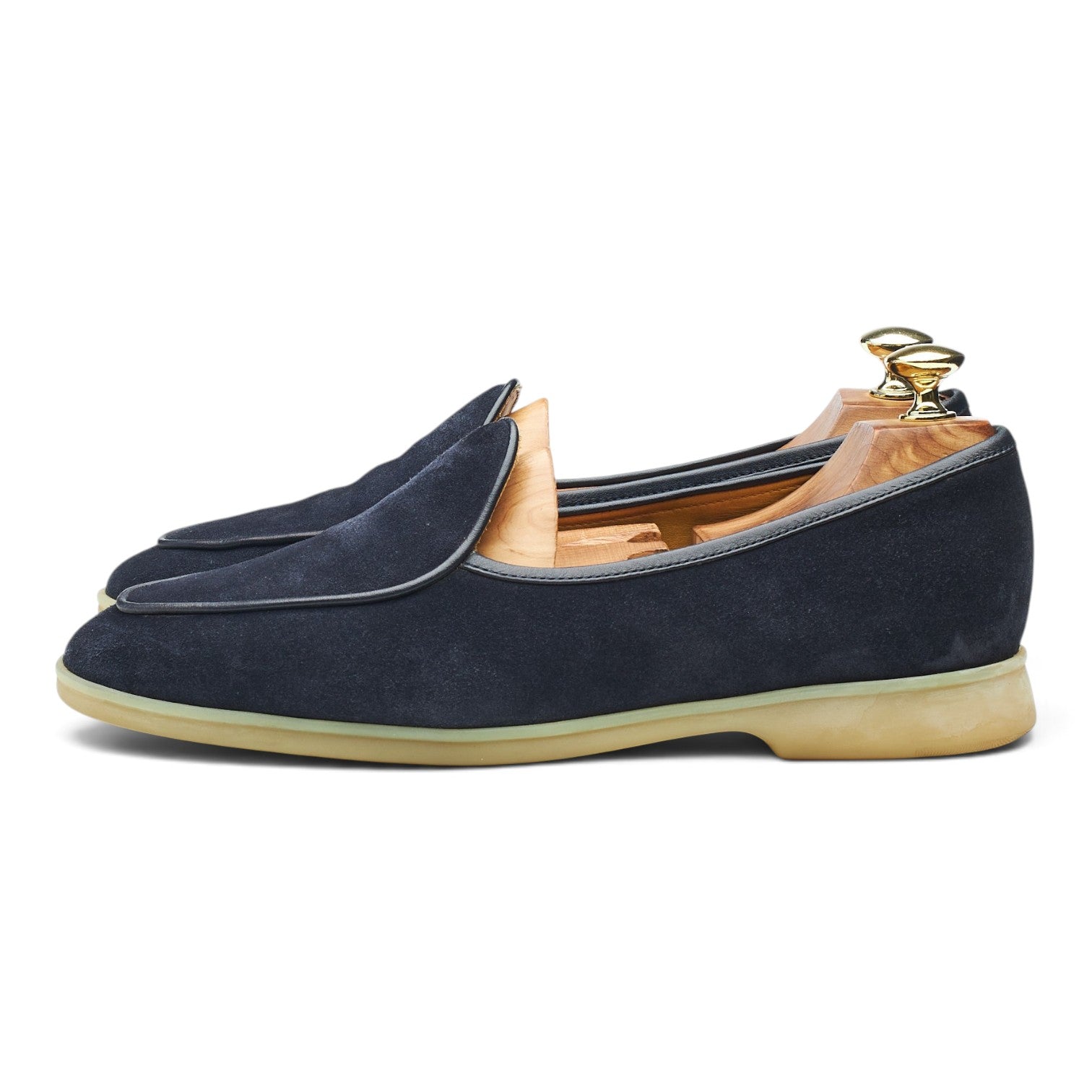 Baudoin & Lange Sagan Stride loafers daim bleu 7.5 UK