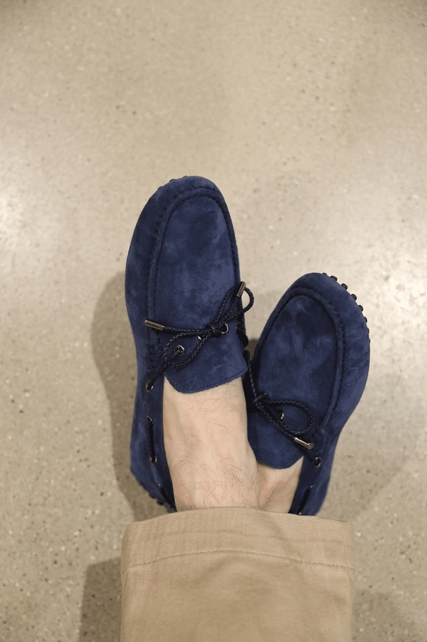 Malfroid Driver mocassin à picots cuir