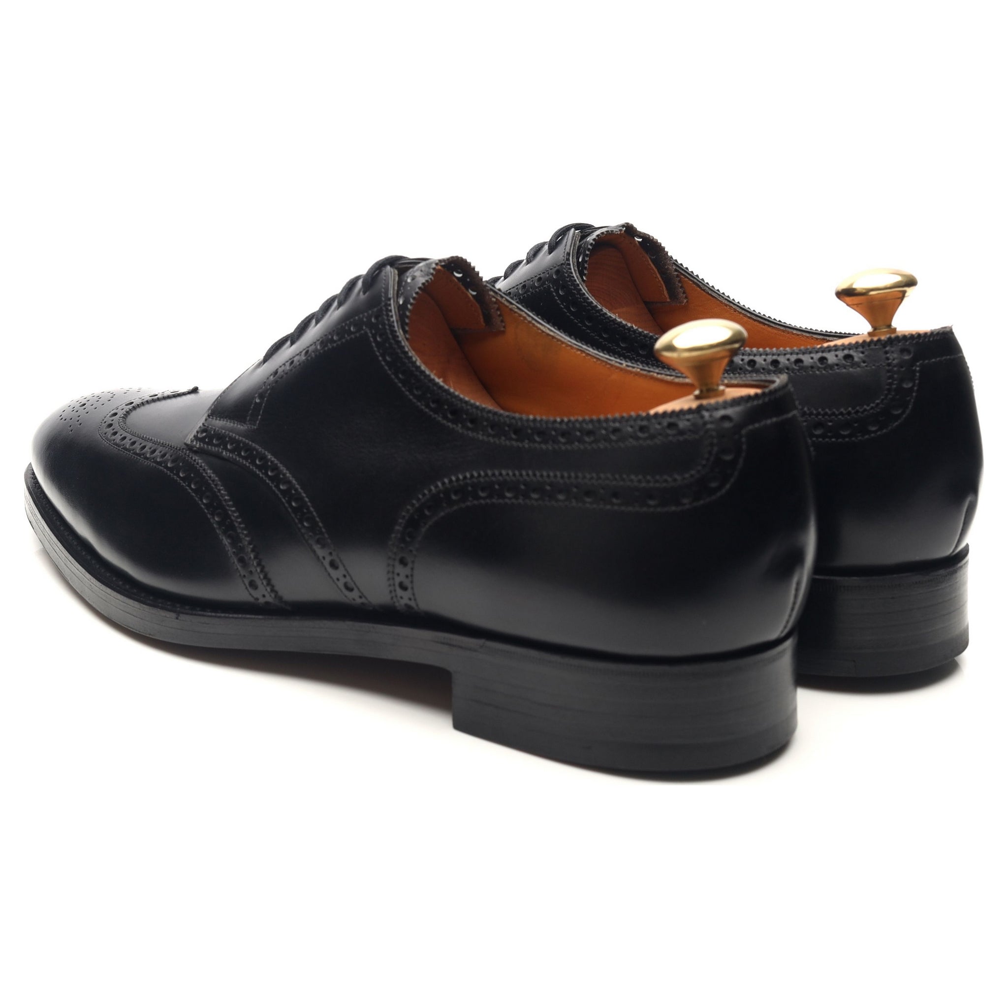 John Lobb Darby derby cuir noir UK 10.5
