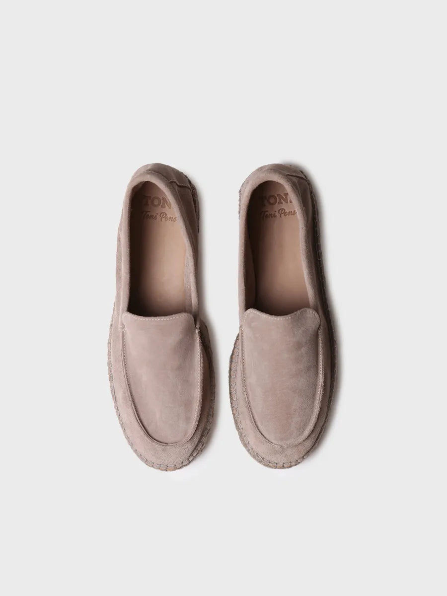Toni Pons Max espadrille homme gris suède