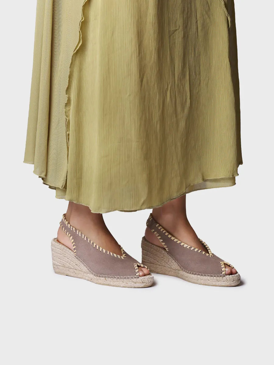 Toni Pons Laila-SD espadrille compensée cuir jute 7 cm
