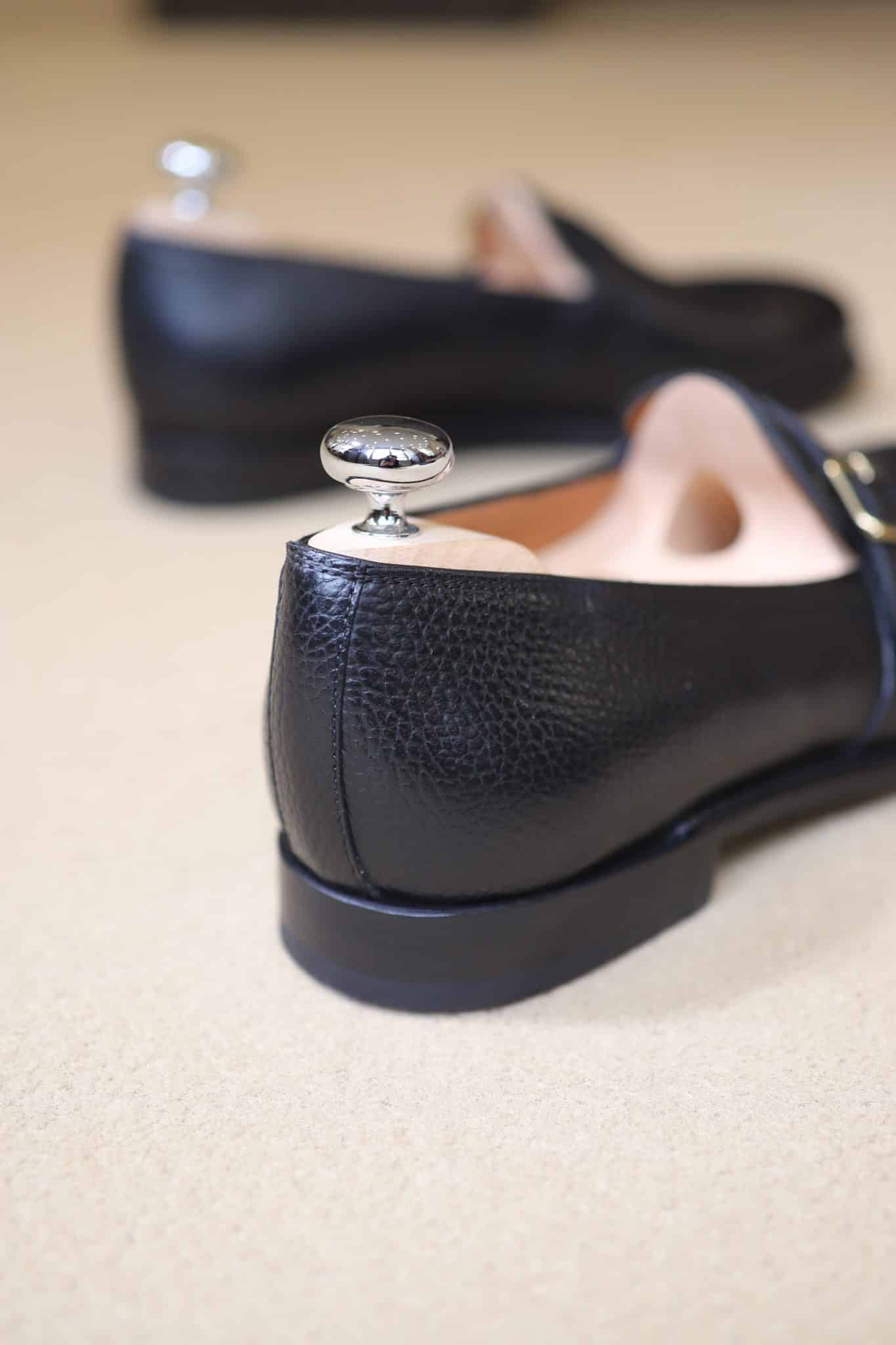 Malfroid Villalys Superleggera mocassin cuir grainé