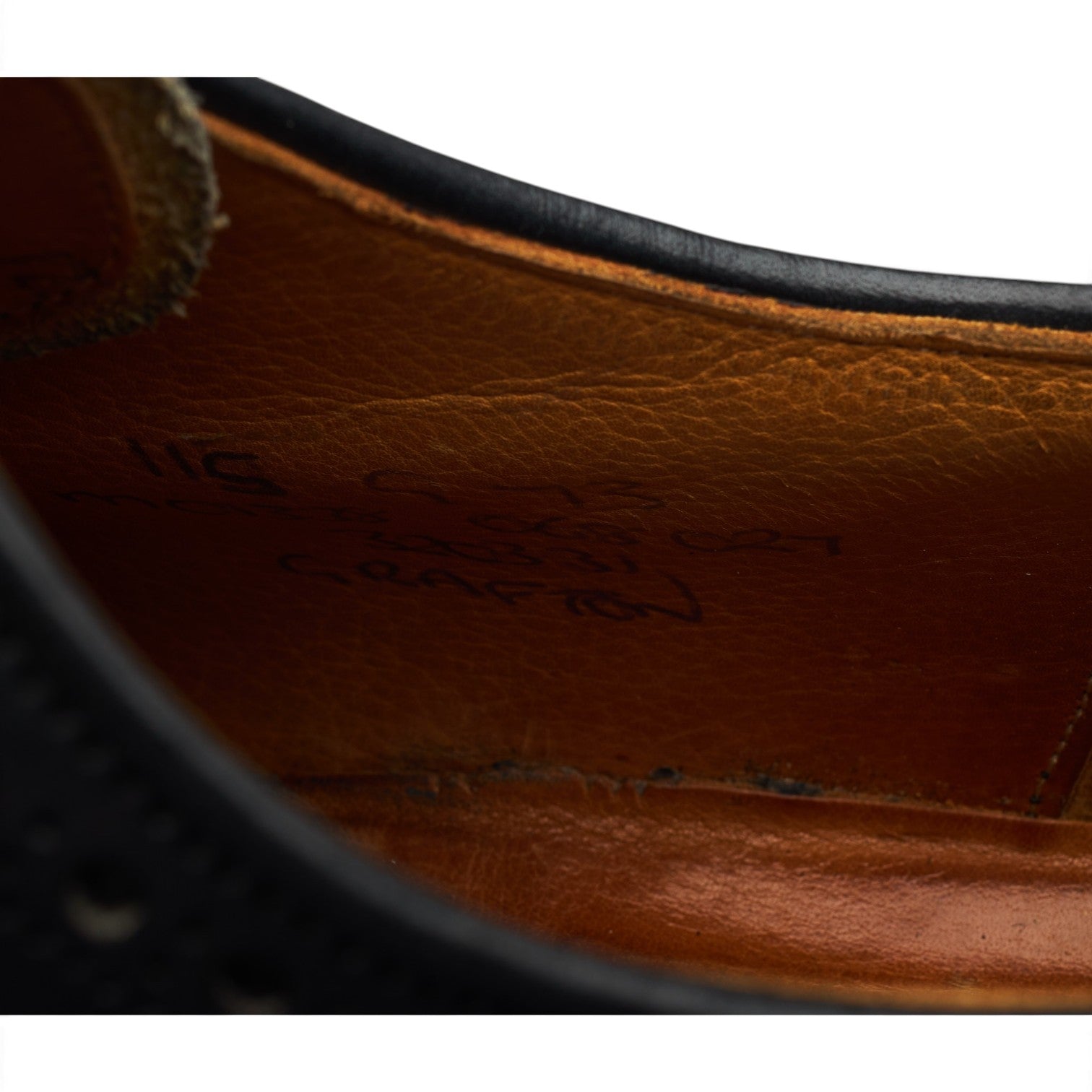 Church's Grafton derbies brogues cuir noir UK 11.5