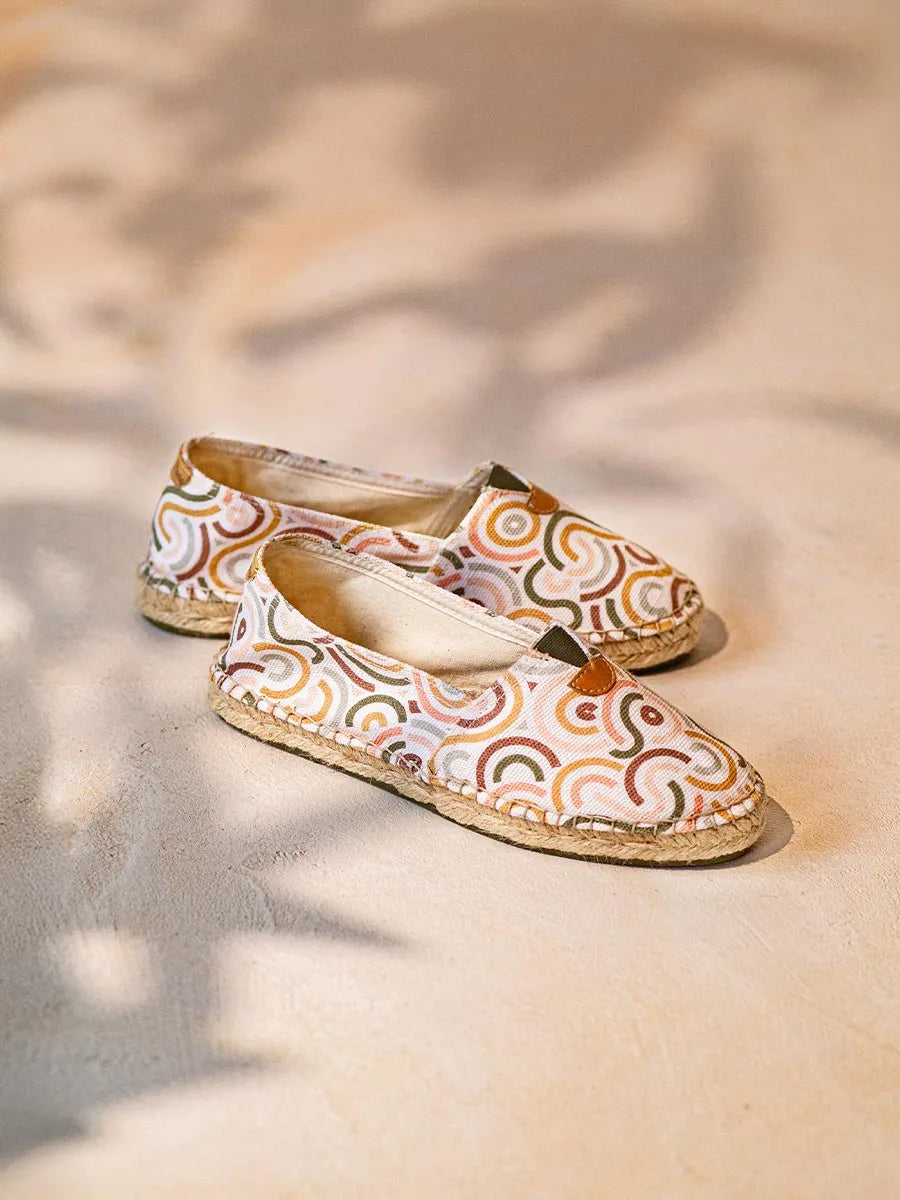 Toni Pons Blanes-TJ espadrille toile imprimé Kyoto vegan