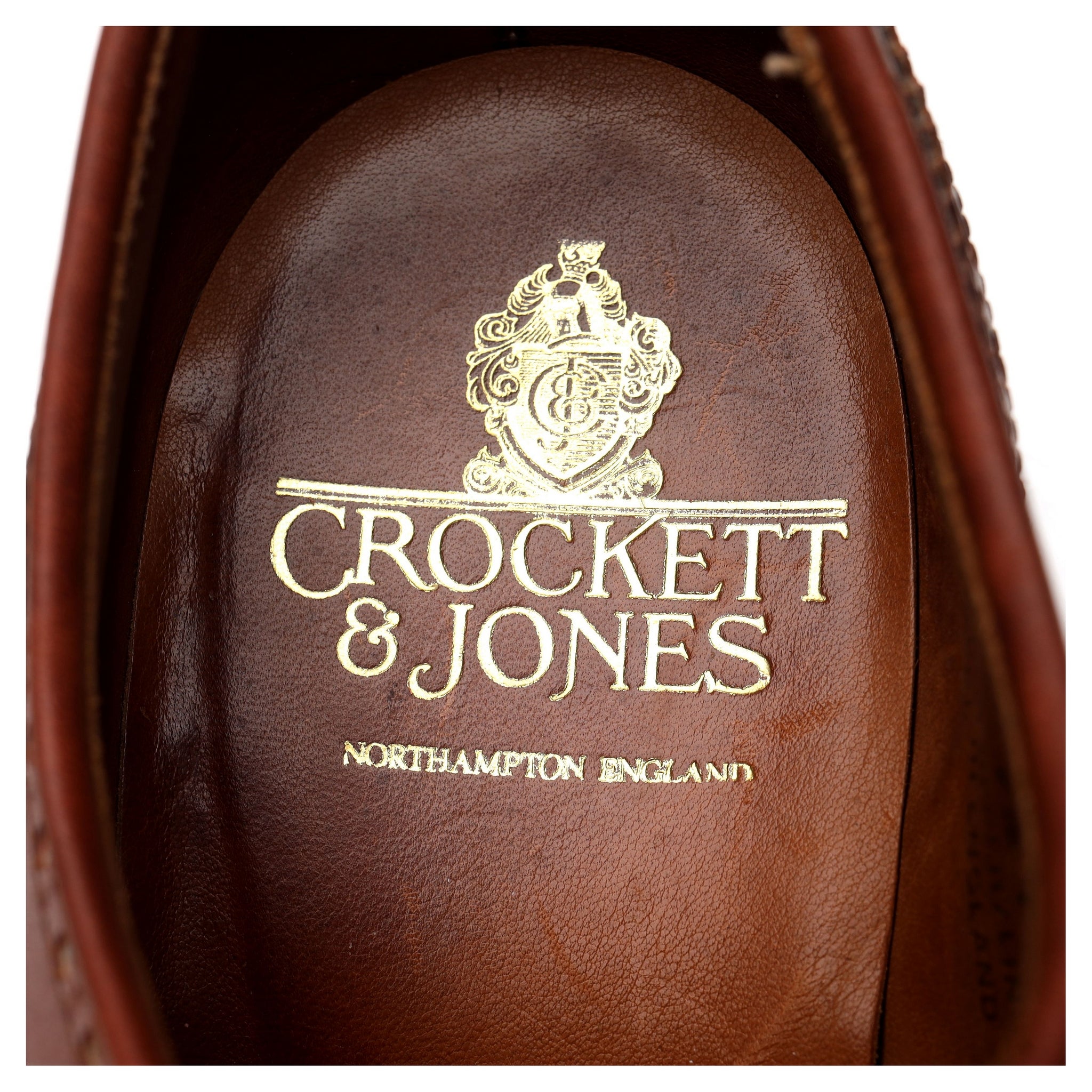 Crockett & Jones Warwick derbys cuir marron clair 7,5 UK