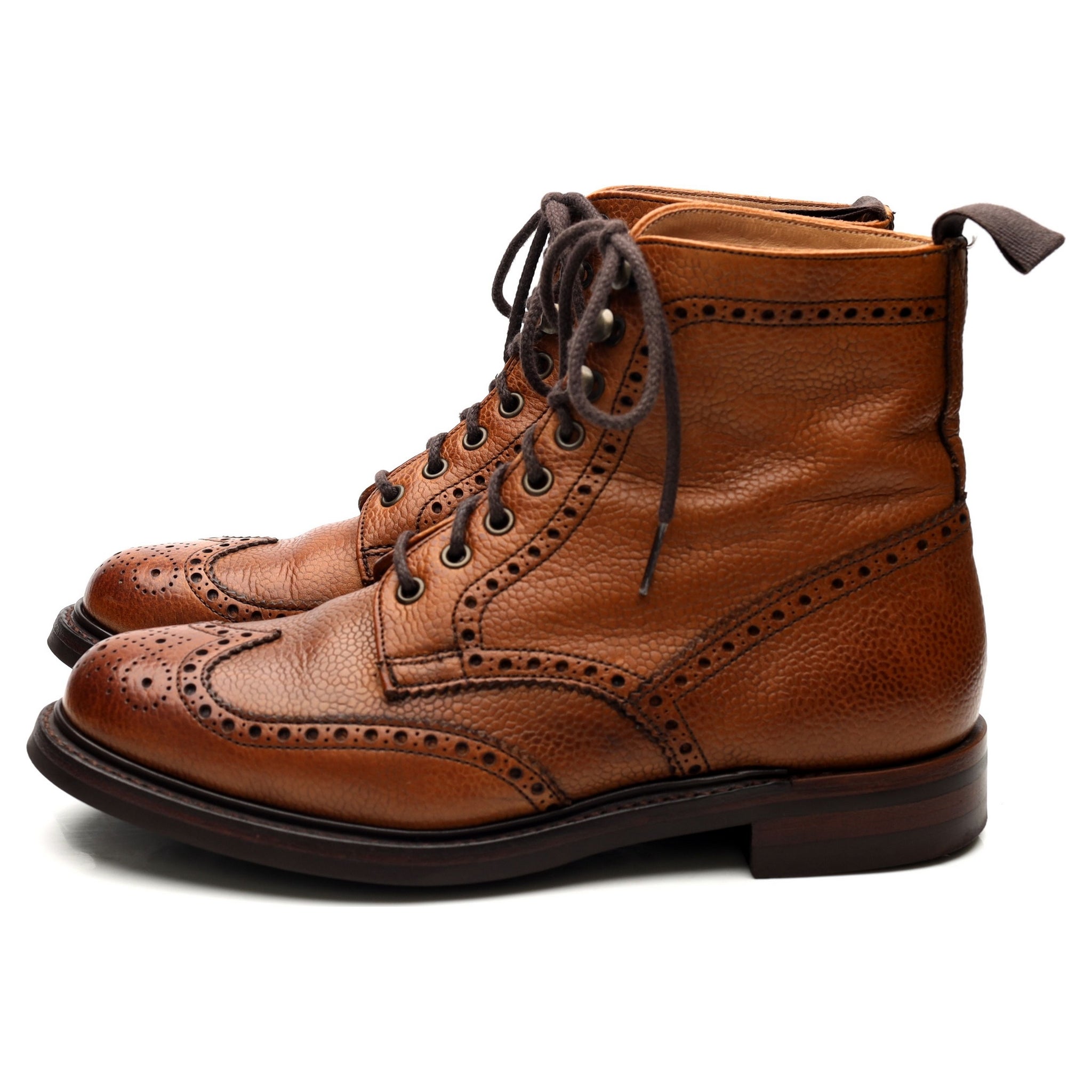 Cheaney Olivia bottines brogues cuir marron 38