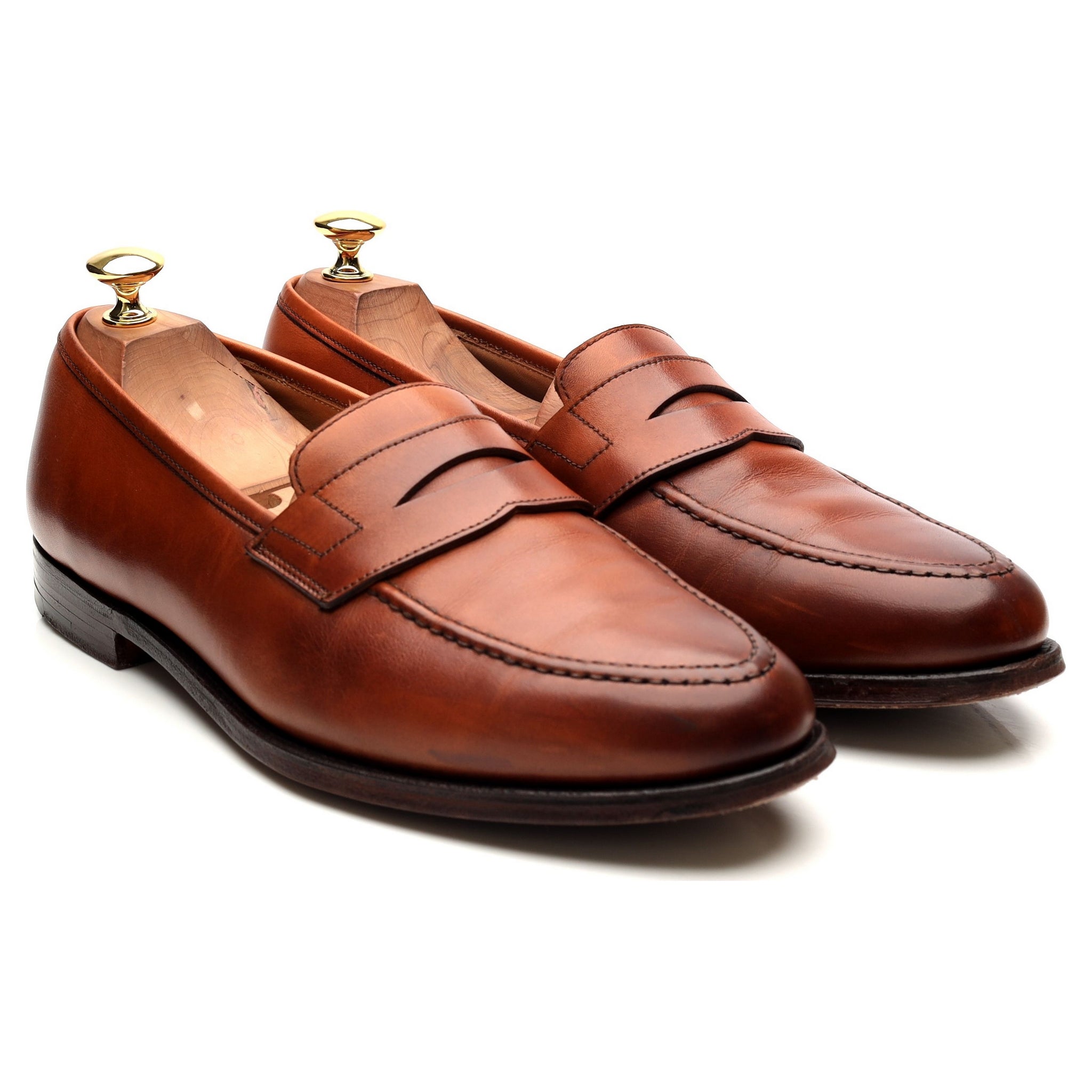 Shipton & Heneage Wilton mocassins cuir marron UK 9