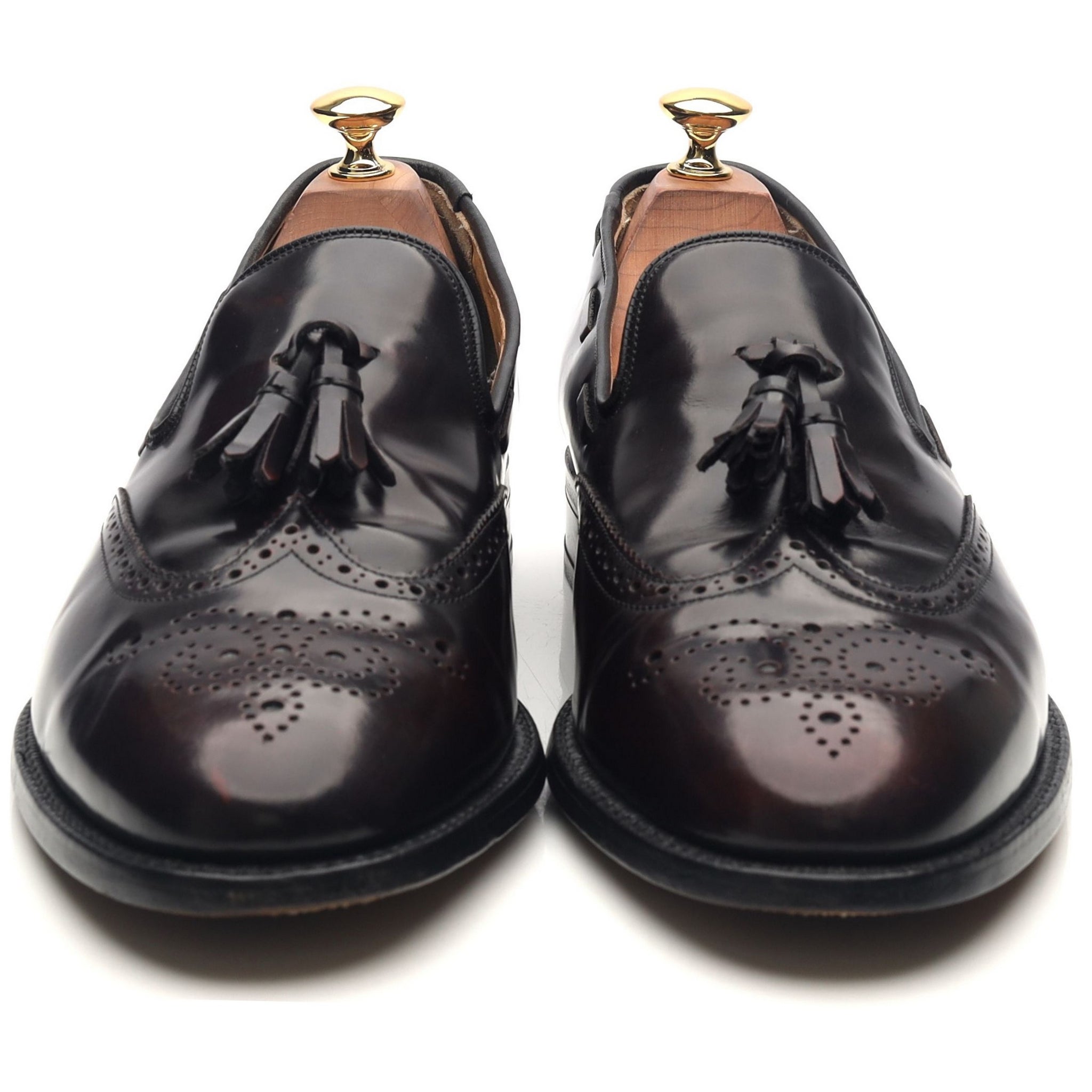Barker Clive mocassins cuir bordeaux UK 9.5