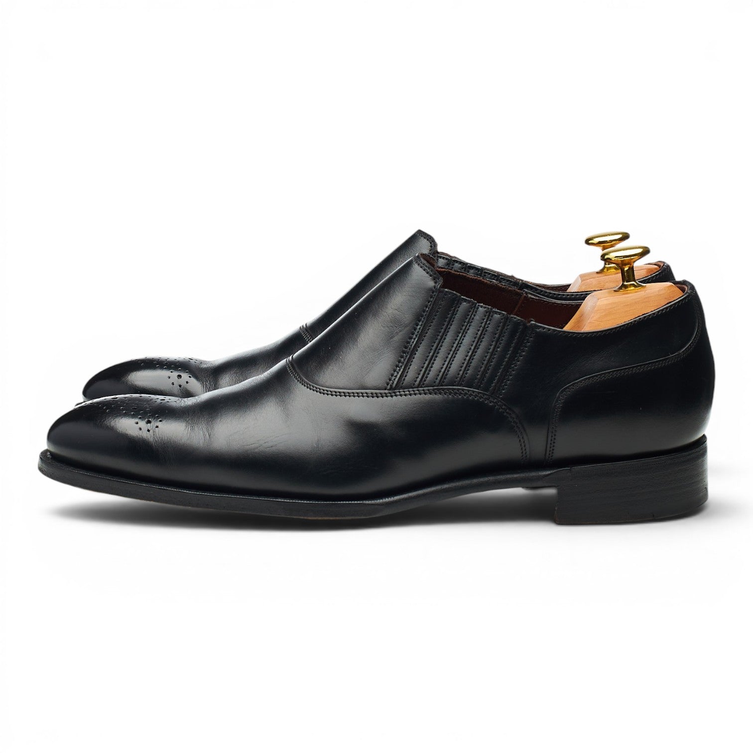 Cheaney Imperial Clarence mocassins cuir noir 8.5 UK