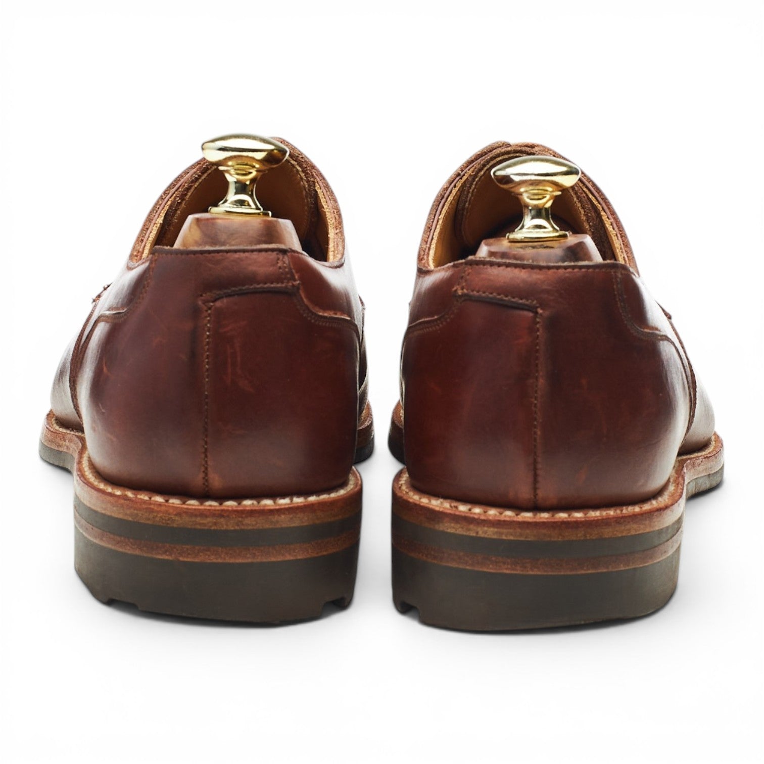 Crockett & Jones Wexford derbies cuir marron UK 7.5