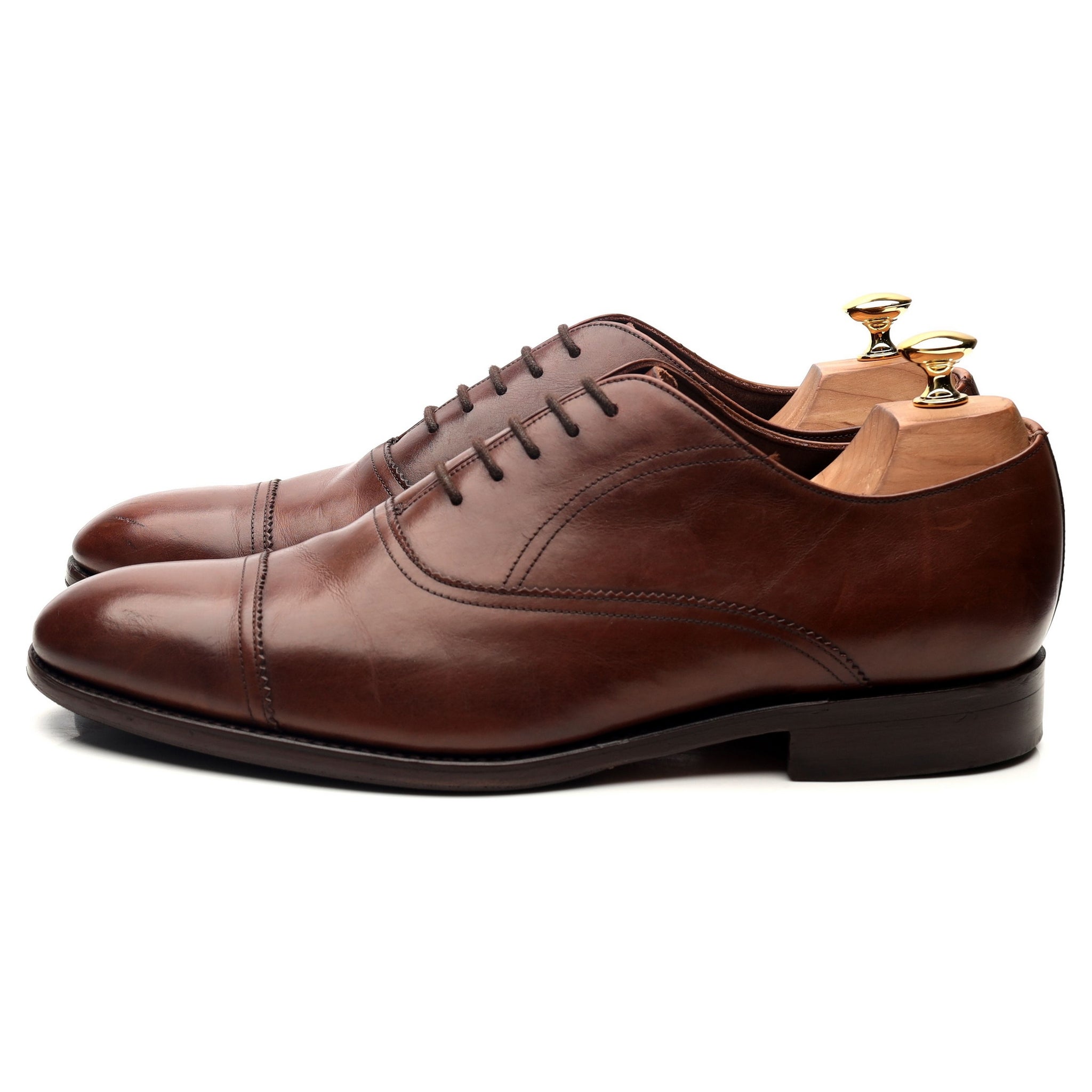 Barker Malvern richelieu cuir marron 10 UK