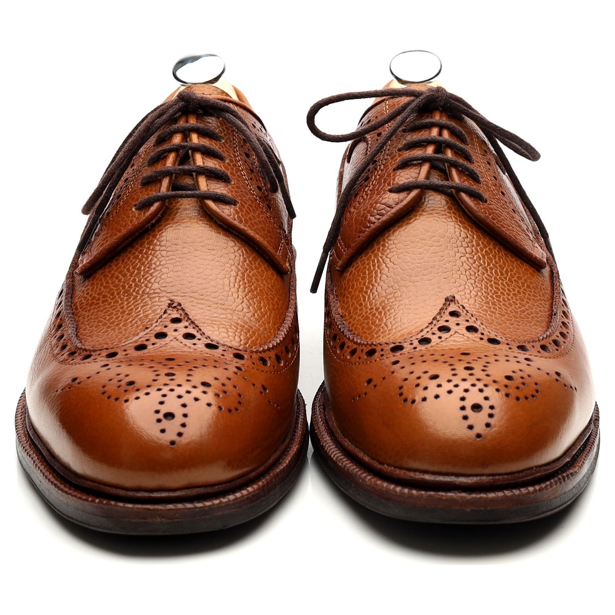 Meermin 101375 derbies cuir grain marron 8