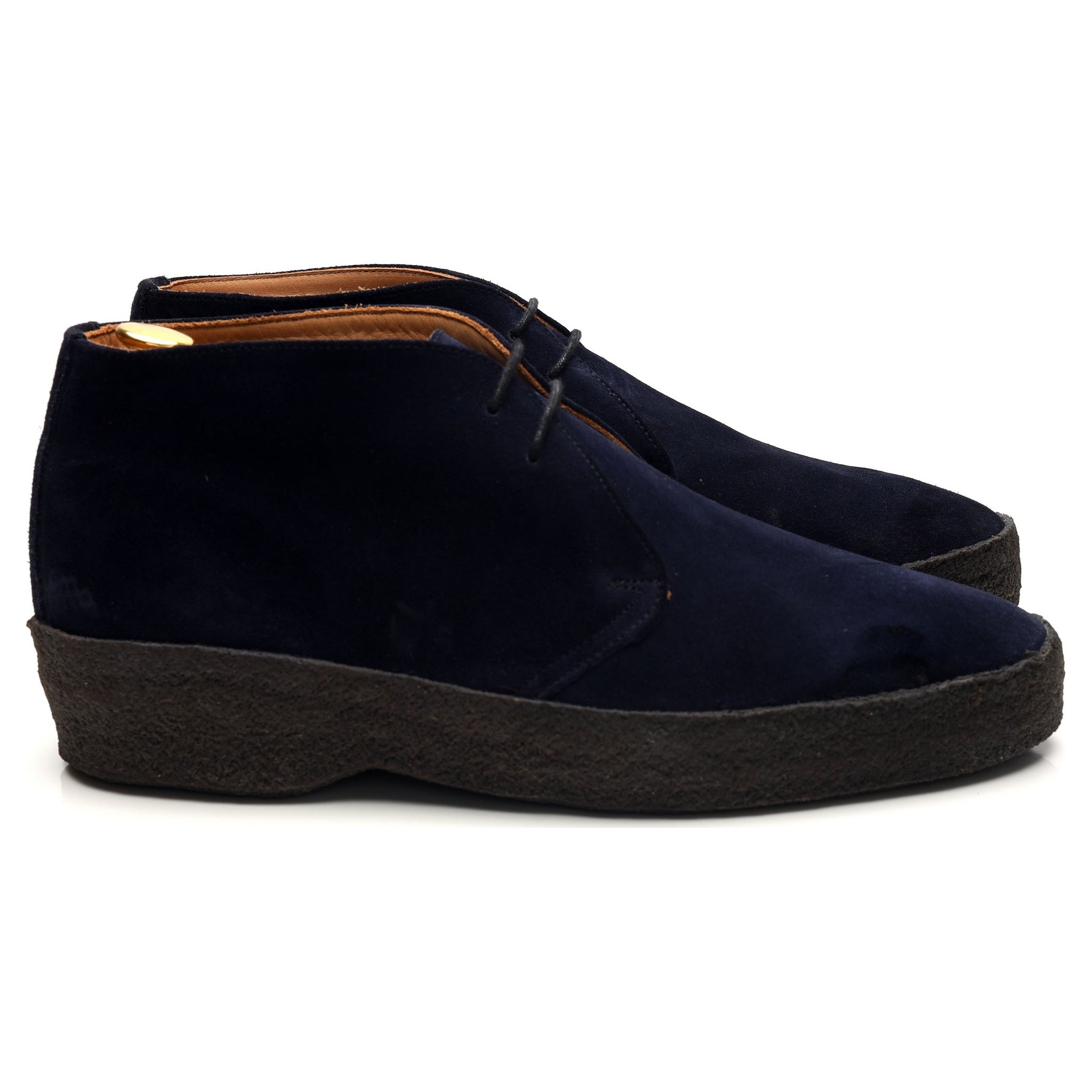 Herring Mustang boots chukka suède bleu marine 8.5
