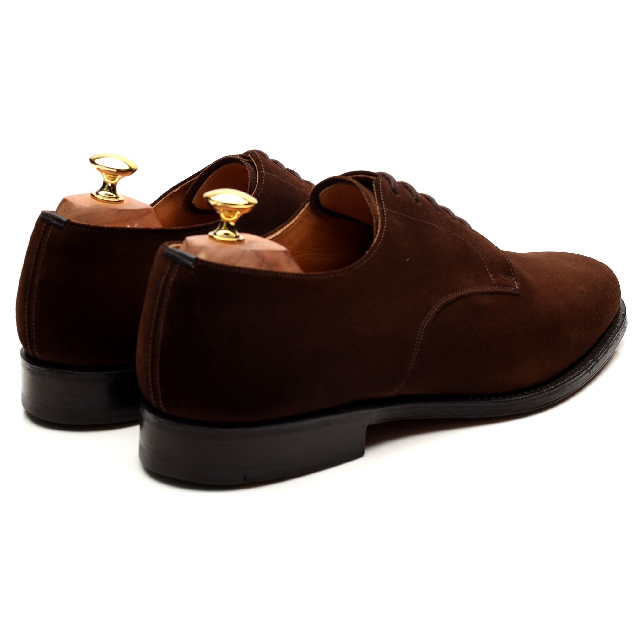 Church's Cranfield derby daim marron pointure UK 10 H
